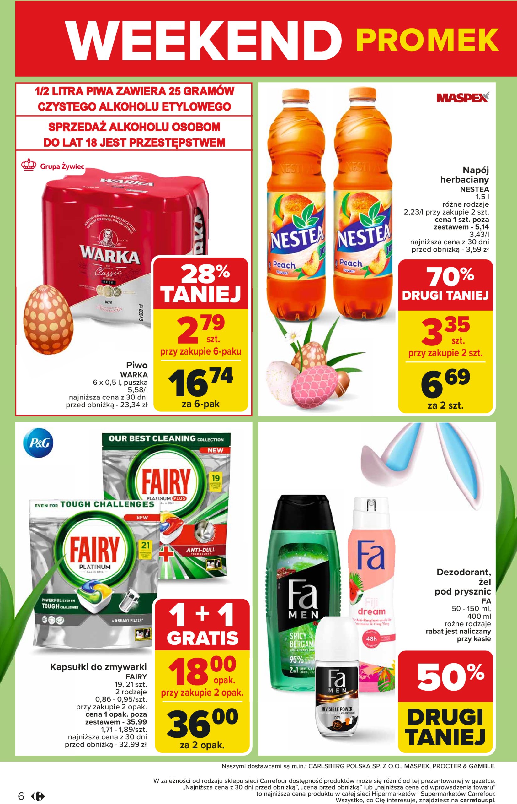 carrefour - Carrefour - Weekend promek juz od czwartku gazetka ważna od 10.04. - 13.04. - page: 6