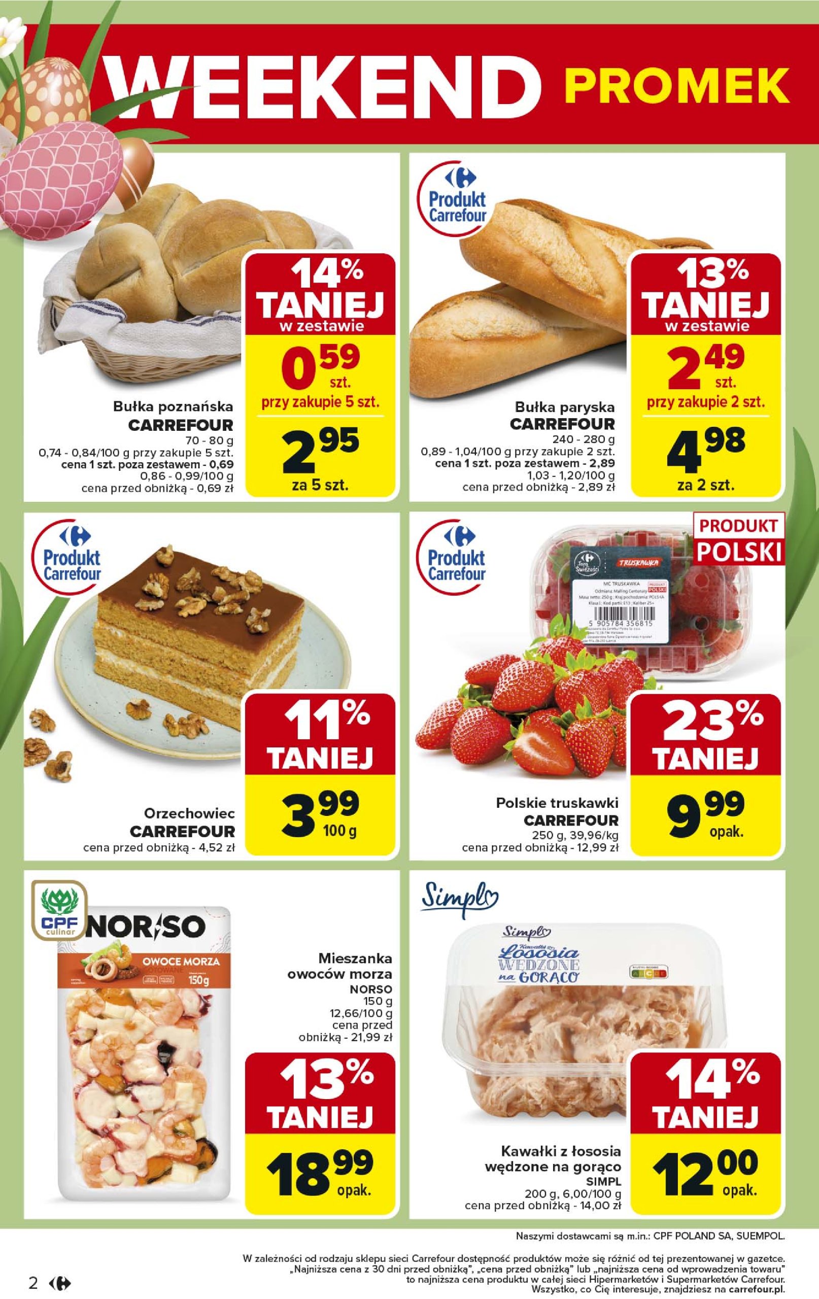 carrefour - Carrefour - Weekend promek juz od czwartku gazetka ważna od 10.04. - 13.04. - page: 2
