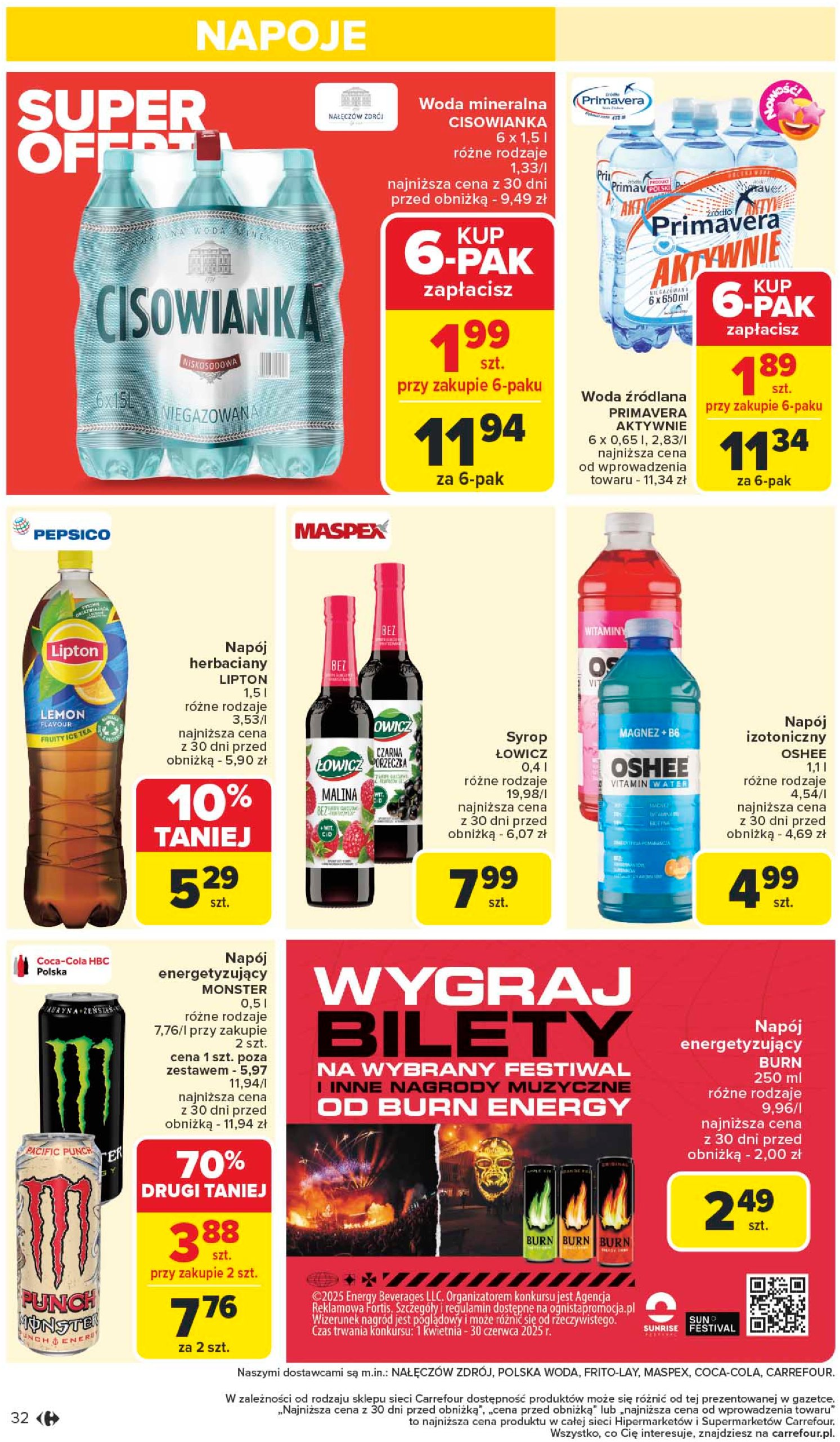 carrefour - Carrefour - Gazetka Zmieniamy się dla Ciebie gazetka ważna od 22.04. - 27.04. - page: 32 carrefour - Carrefour - Gazetka Zmieniamy się dla Ciebie gazetka ważna od 22.04. - 27.04. - page: 32