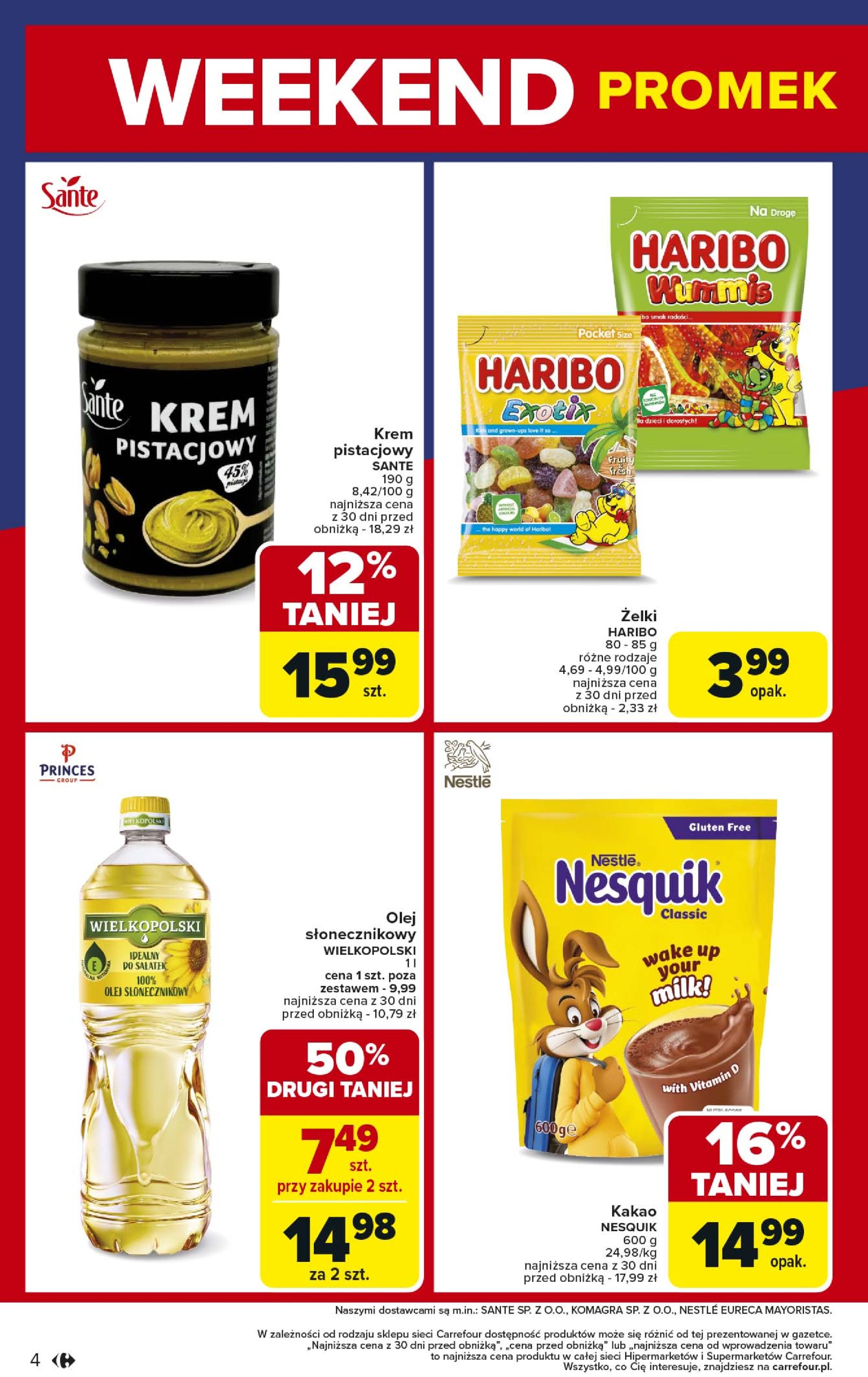 carrefour - Gazetka Carrefour - Gazetka Weekend promek już od środy ważna od 17.06. - 21.06. - page: 4