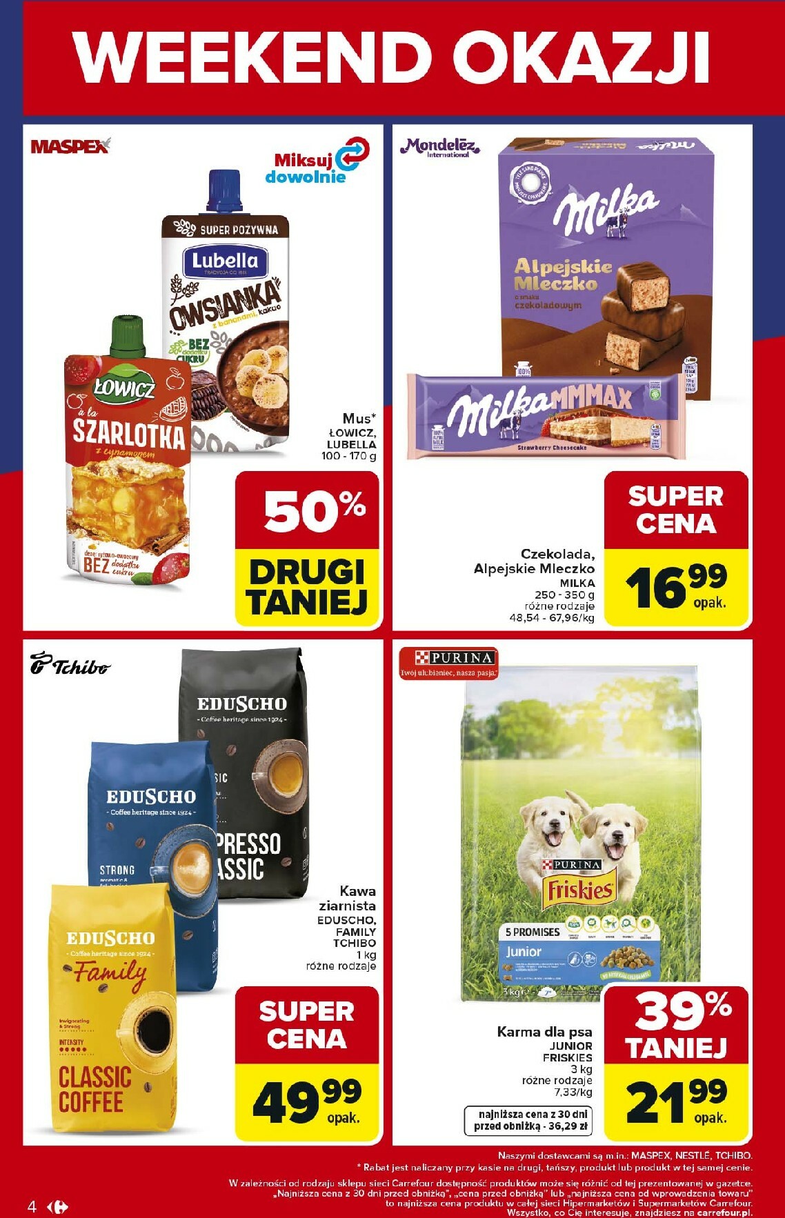 carrefour - Gazetka Carrefour - Weekend okazji już od czwartku - ważna od 29.01. do 31.01. - page: 4