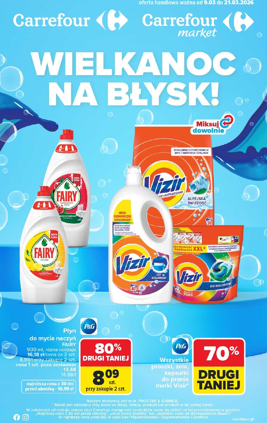 carrefour - Gazetka Carrefour - Wielkanoc na błysk - ważna od 09.03.2026 do 21.03.2026