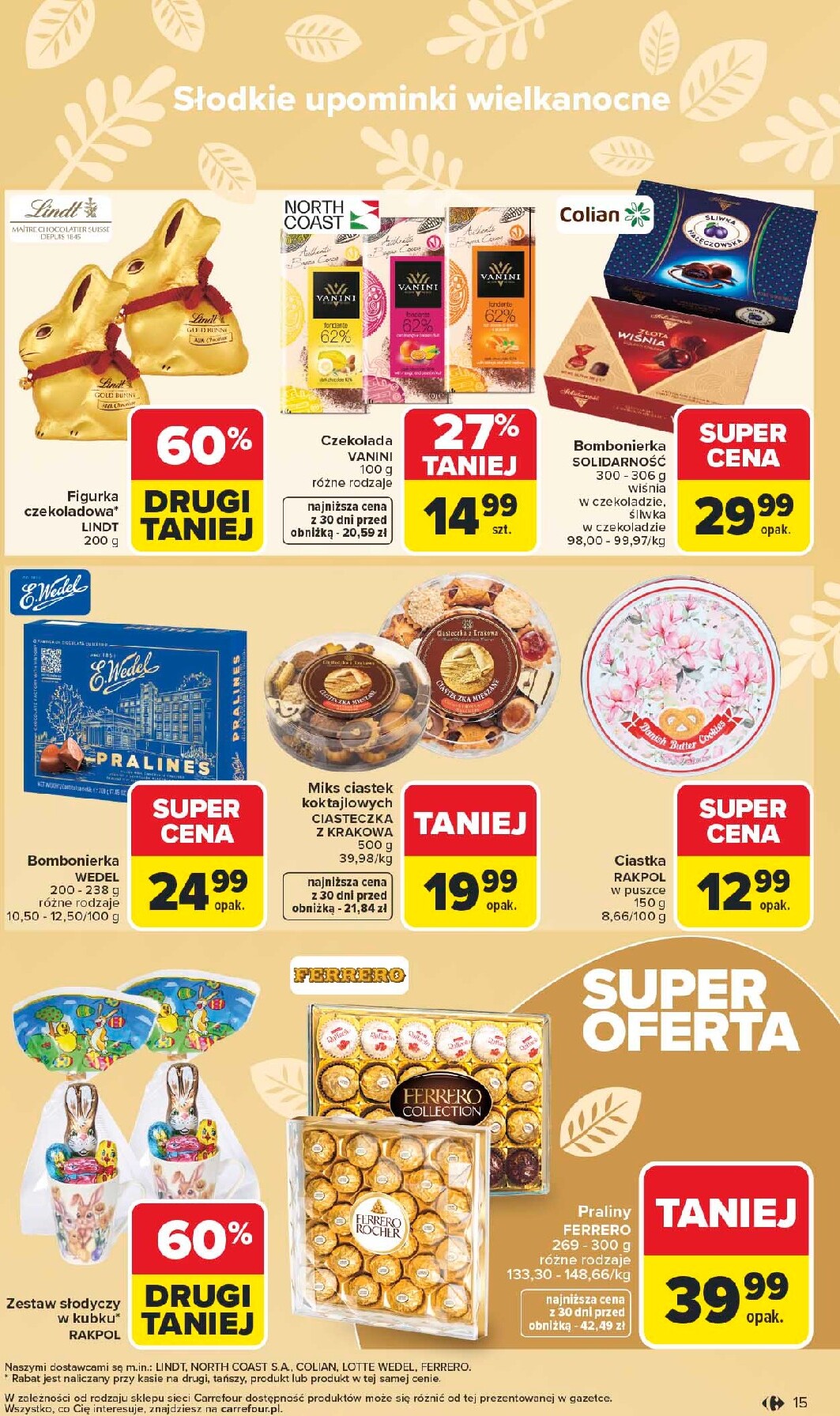 carrefour - Gazetka Carrefour - Wielkanoc smakuje lepiej - ważna od 16.03.2026 do 04.04.2026 - page: 15