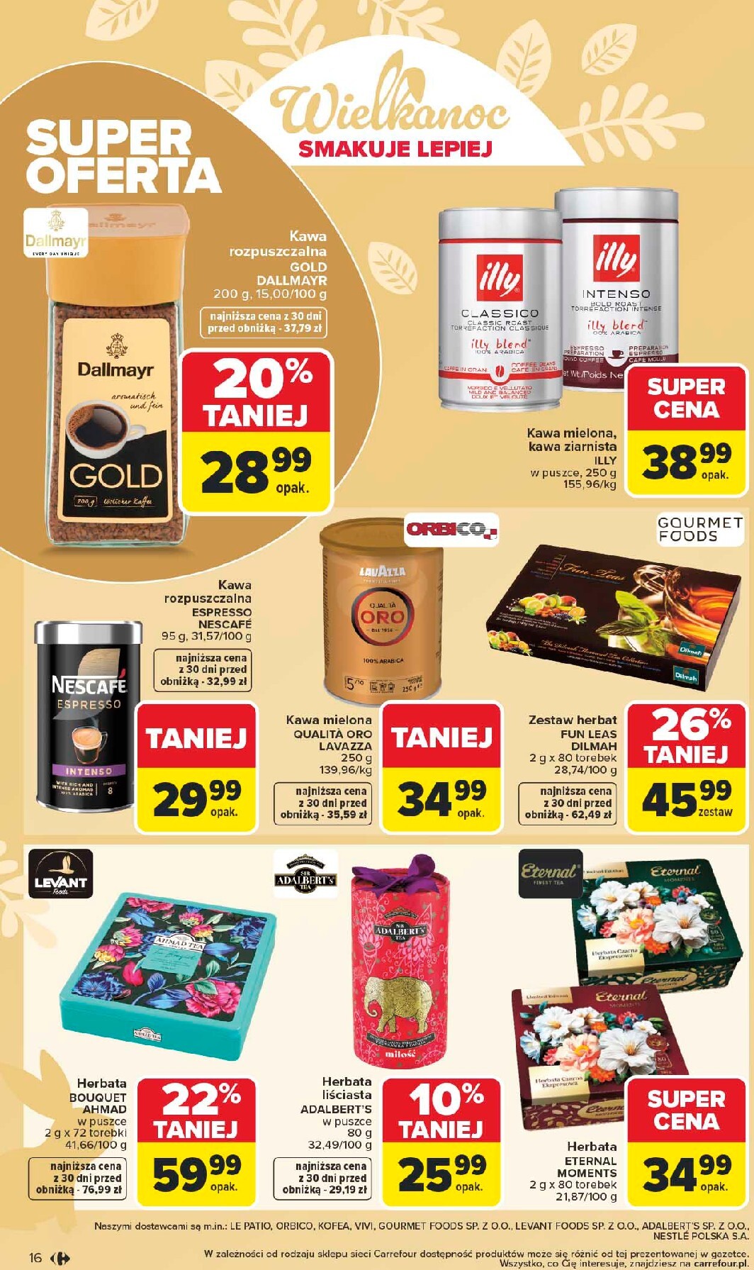 carrefour - Gazetka Carrefour - Wielkanoc smakuje lepiej - ważna od 16.03.2026 do 04.04.2026 - page: 16