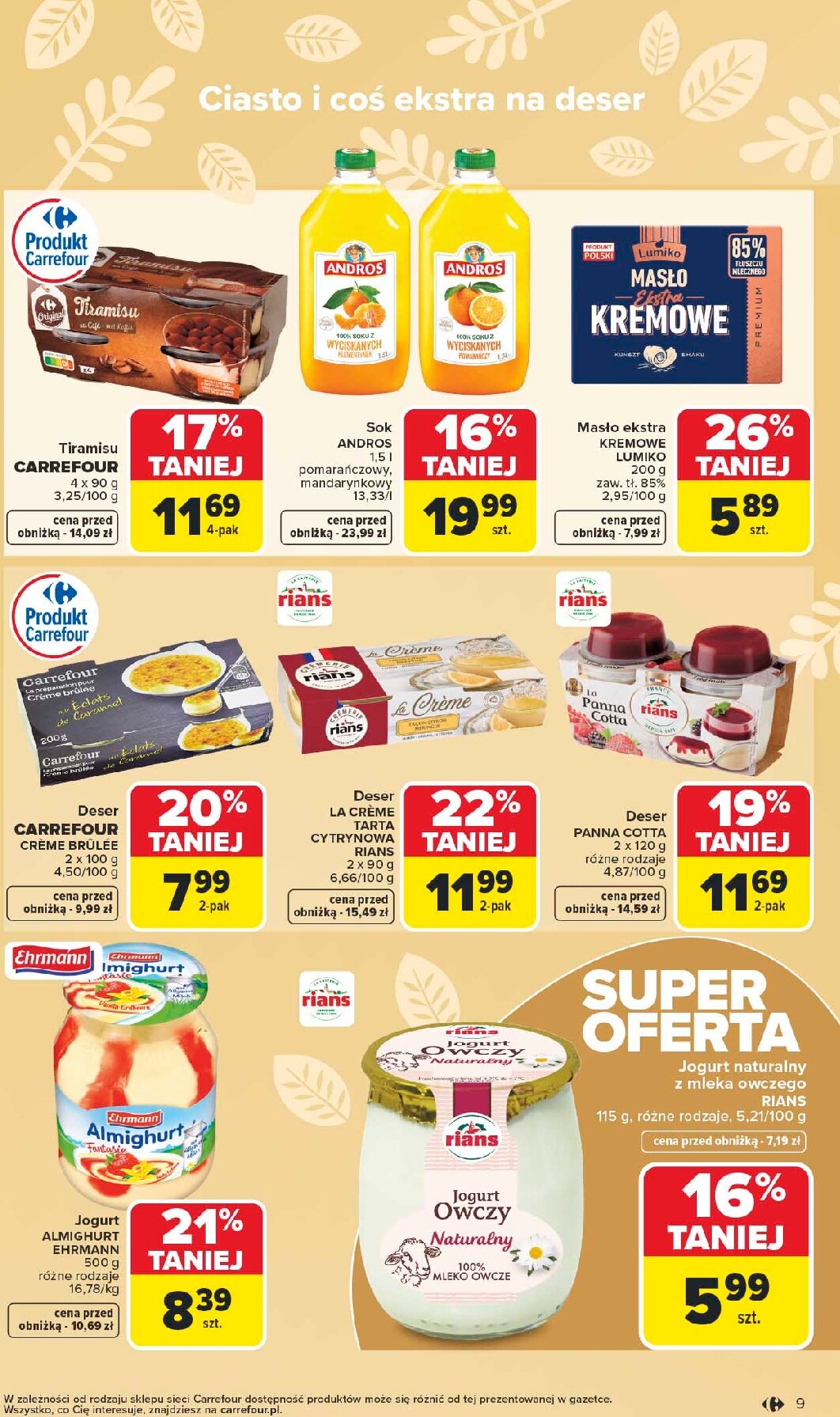 carrefour - Gazetka Carrefour - Wielkanoc smakuje lepiej - ważna od 16.03.2026 do 04.04.2026 - page: 9