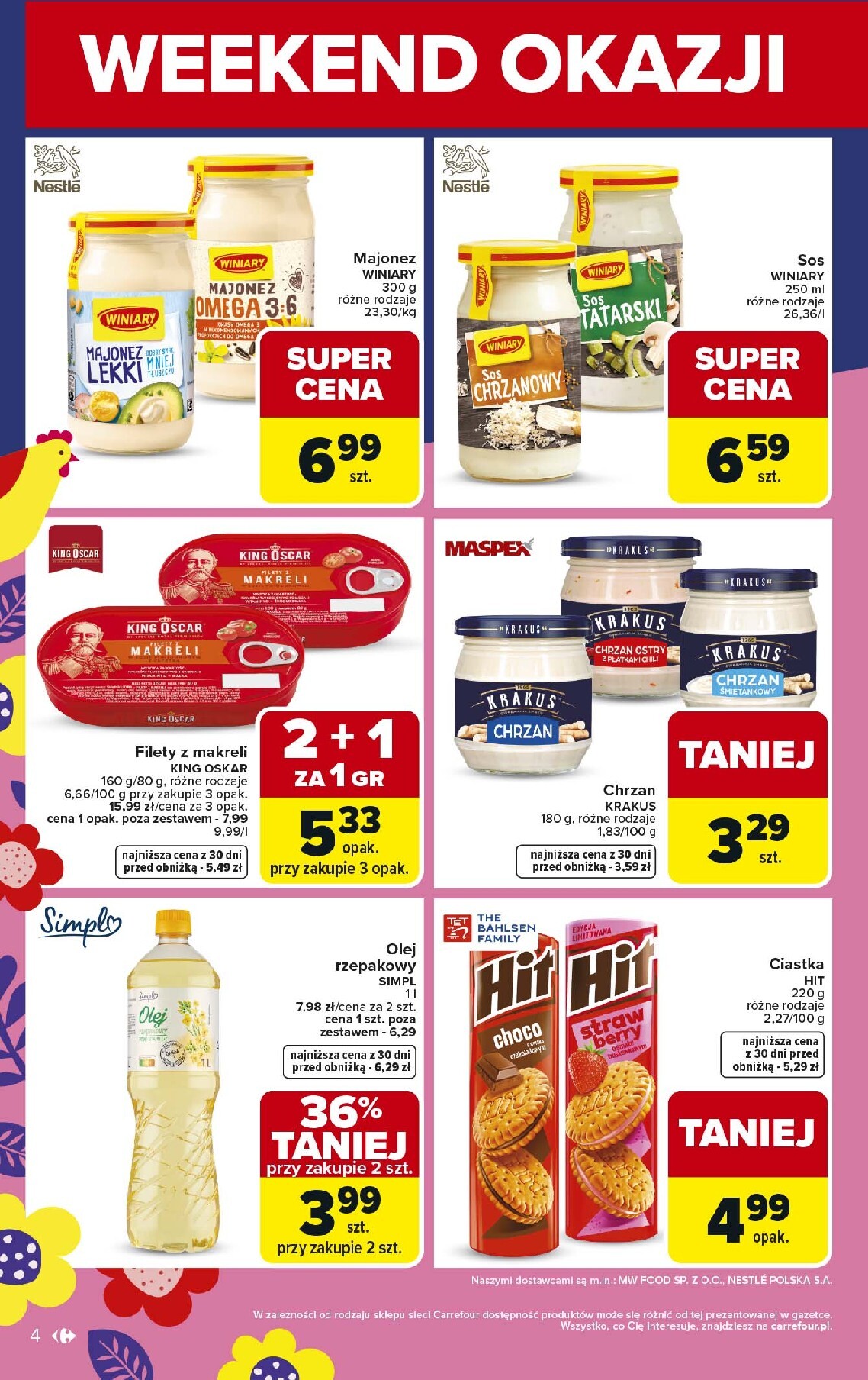 carrefour - Gazetka Carrefour - Weekend promek - ważna od 19.03.2026 do 21.03.2026 - page: 4