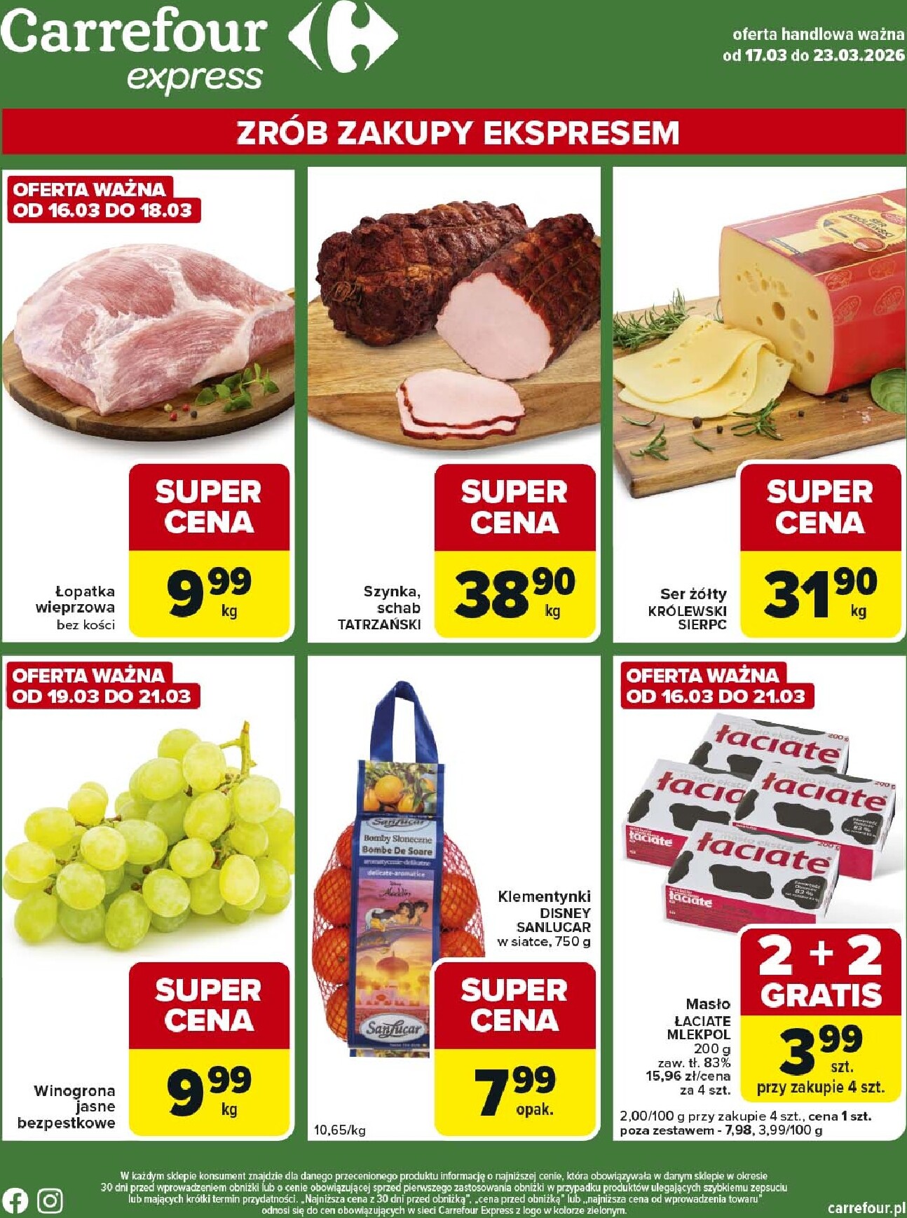 carrefour - Gazetka Carrefour - Express 2 - ważna od 17.03.2026 do 23.03.2026