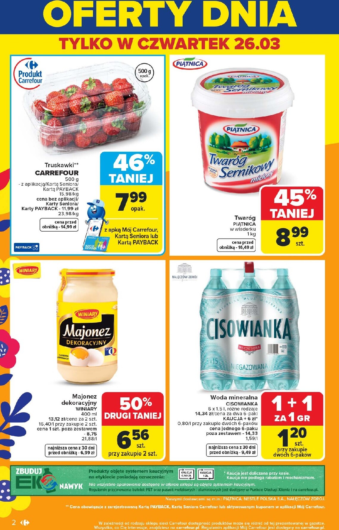 carrefour - Gazetka Carrefour - Weekend promek już od czwartku - ważna od 26.03.2026 do 29.03.2026 - page: 2