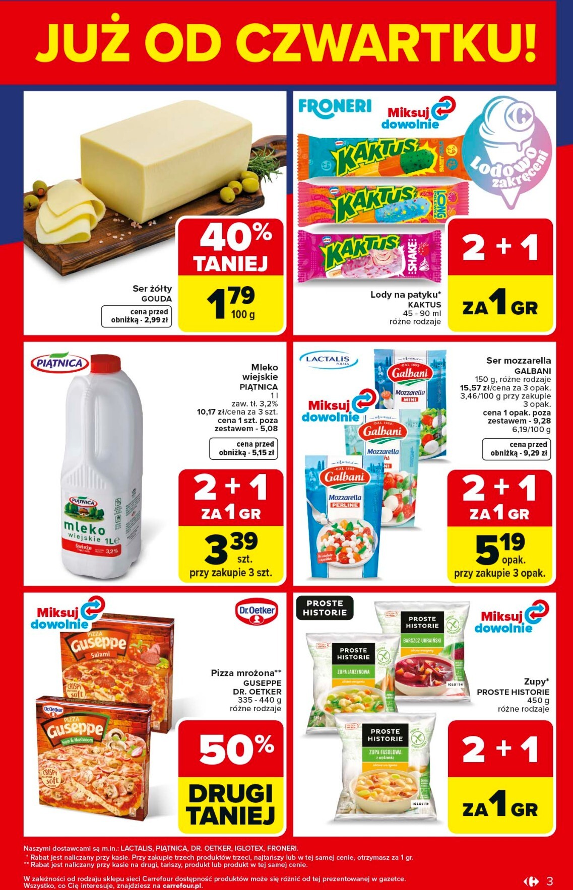 carrefour - Aktualna gazetka Carrefour - Weekend promek już od czwartku ważna od 16.04.2026 do 18.04.2026 - page: 3