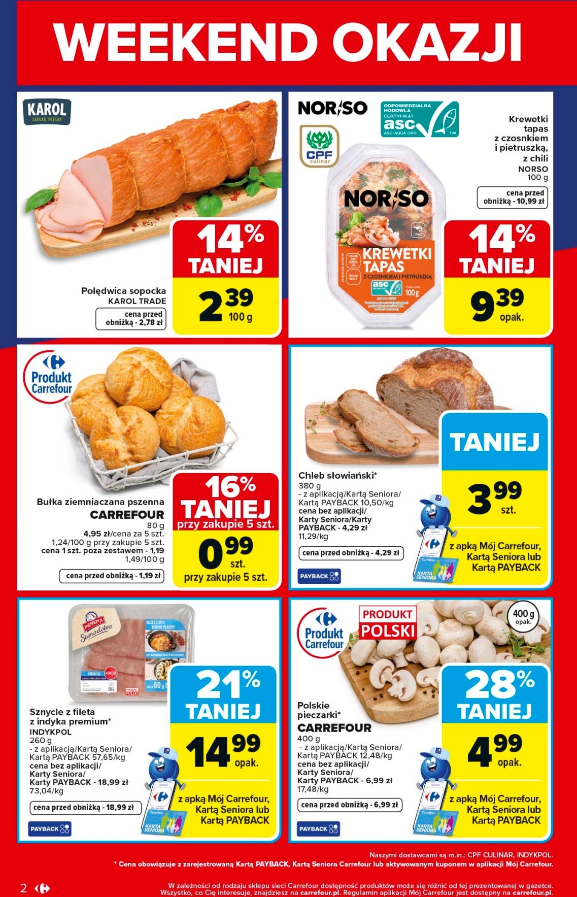 carrefour - Aktualna gazetka Carrefour - Weekend promek już od czwartku ważna od 16.04.2026 do 18.04.2026 - page: 2