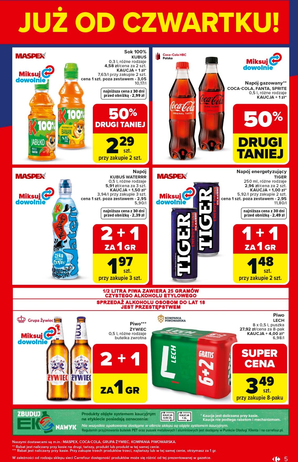carrefour - Aktualna gazetka Carrefour - Weekend promek już od czwartku ważna od 16.04.2026 do 18.04.2026 - page: 5