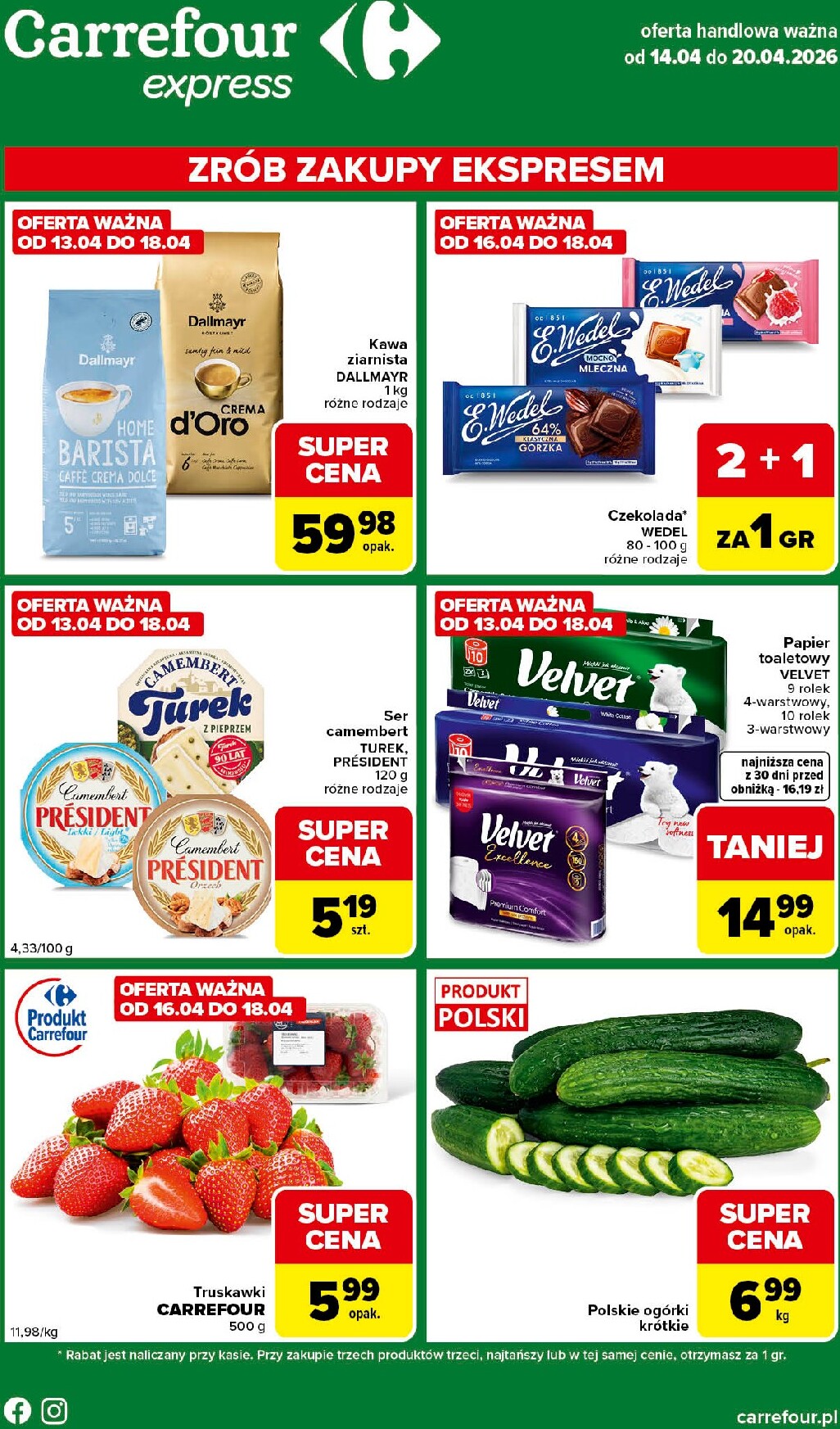 carrefour - Aktualna gazetka Carrefour - Express 2 ważna od 14.04.2026 do 20.04.2026