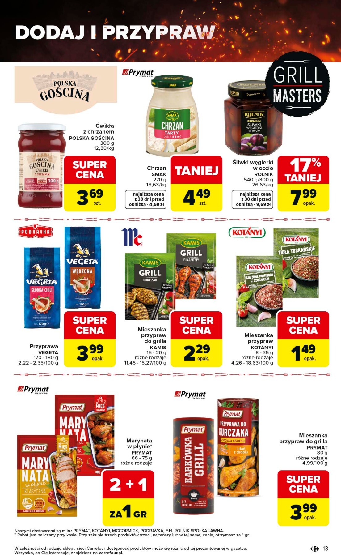 carrefour - Nowa gazetka Carrefour - Grill ważna od 23.04.2026 do 02.05.2026 - page: 13