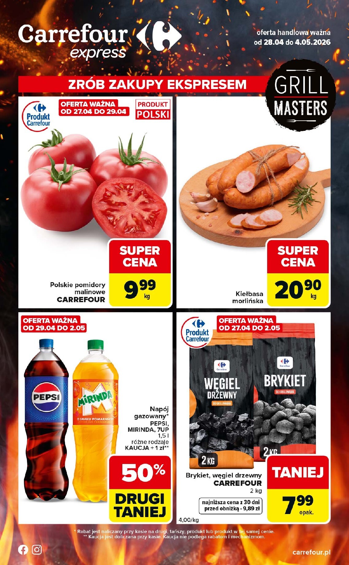 carrefour - Nowa gazetka Carrefour - Express 1 ważna od 28.04.2026 do 04.05.2026