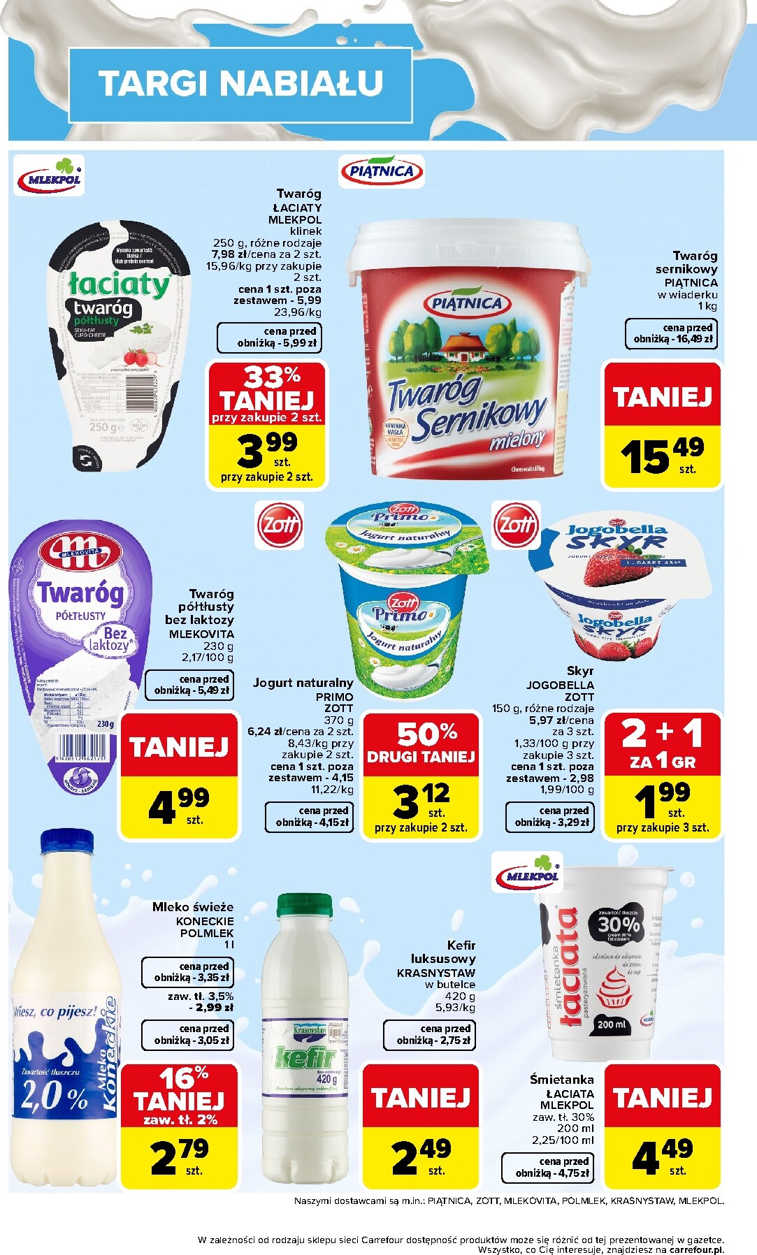 carrefour - Nowa gazetka Carrefour - Targi nabiału ważna od 04.05.2026 do 09.05.2026 - page: 2