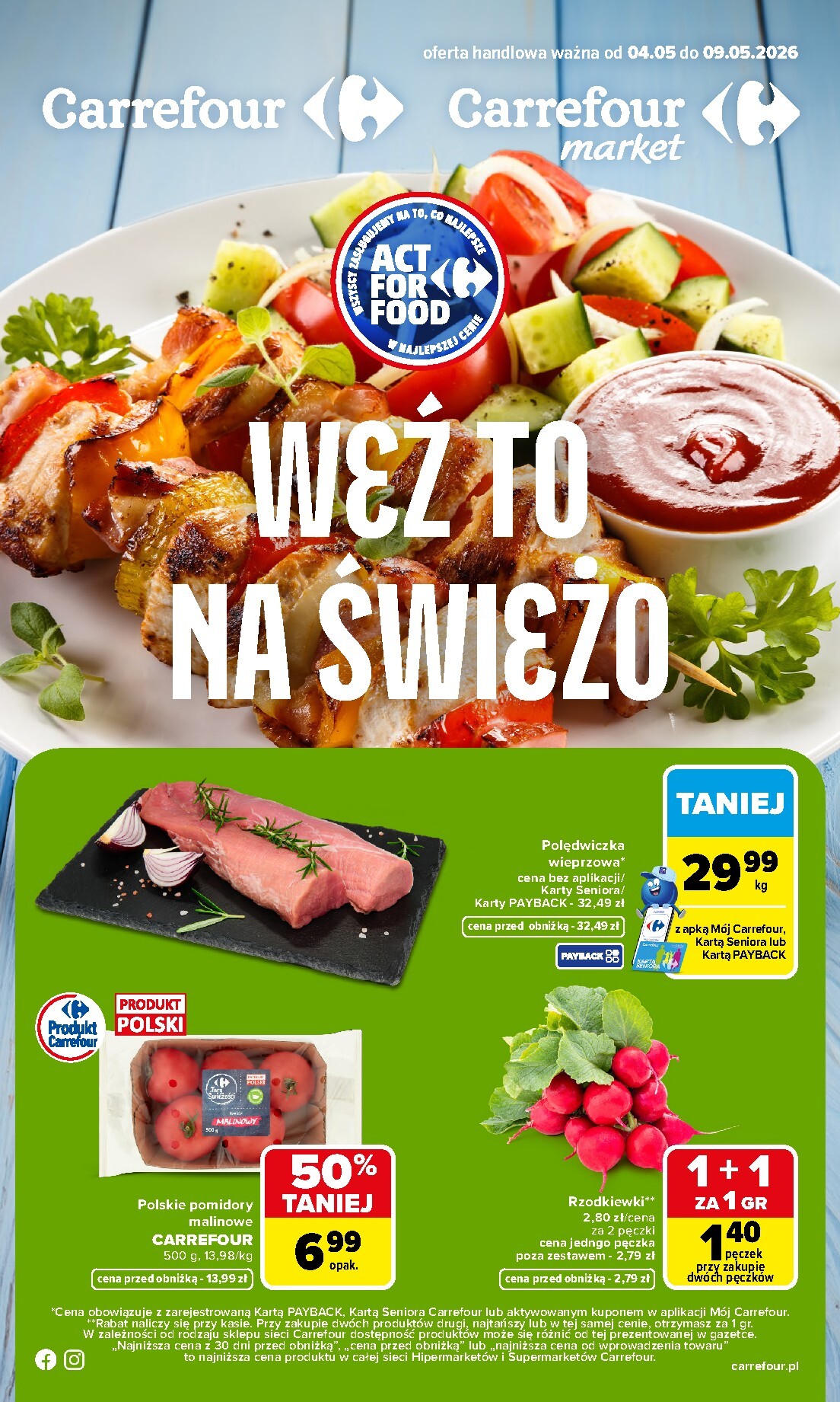 carrefour - Nowa gazetka Carrefour - Weź to na świeżo ważna od 04.05.2026 do 09.05.2026