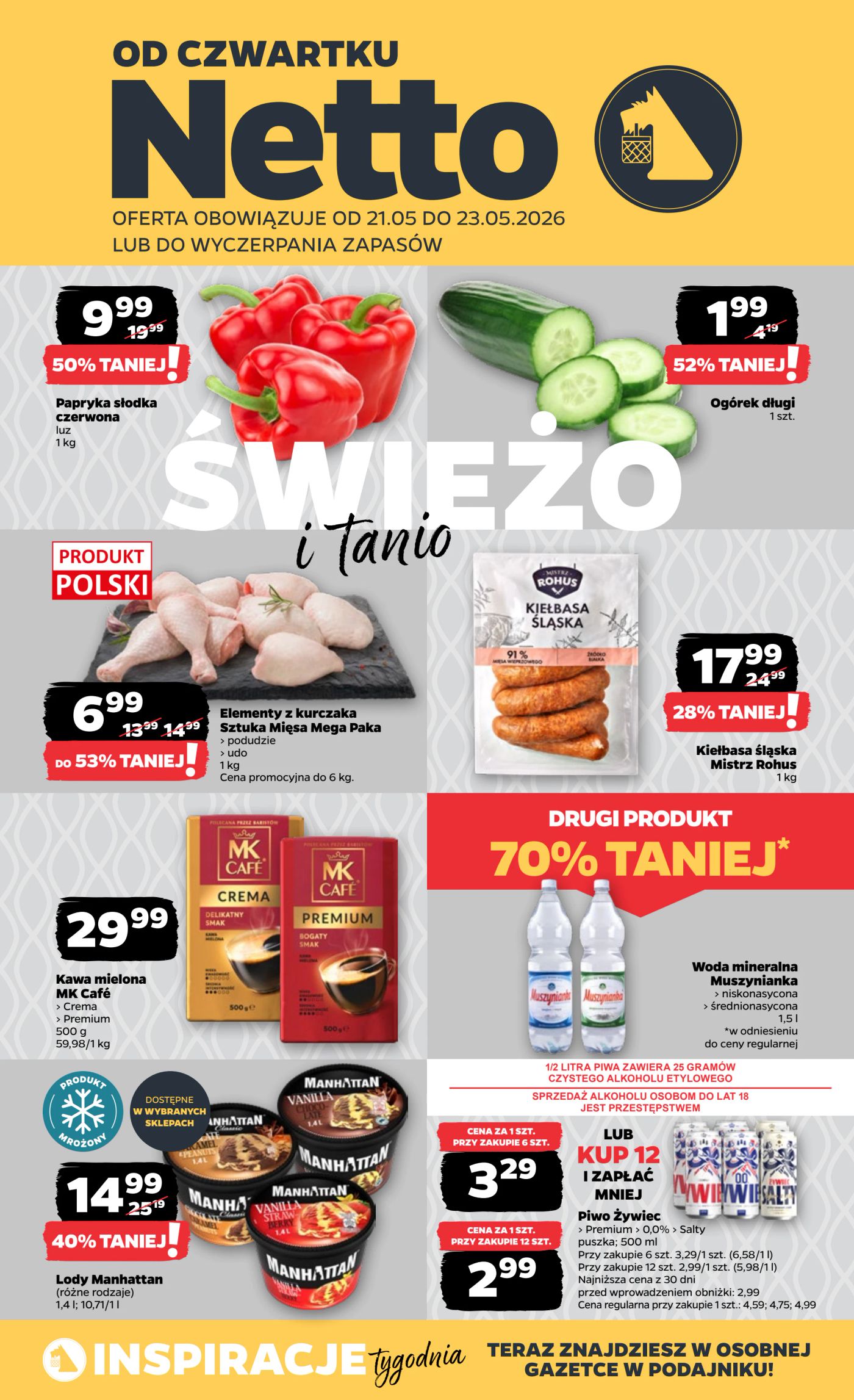 netto - Aktualna gazetka Netto ważna od 21.05.2026 do 23.05.2026 - page: 1