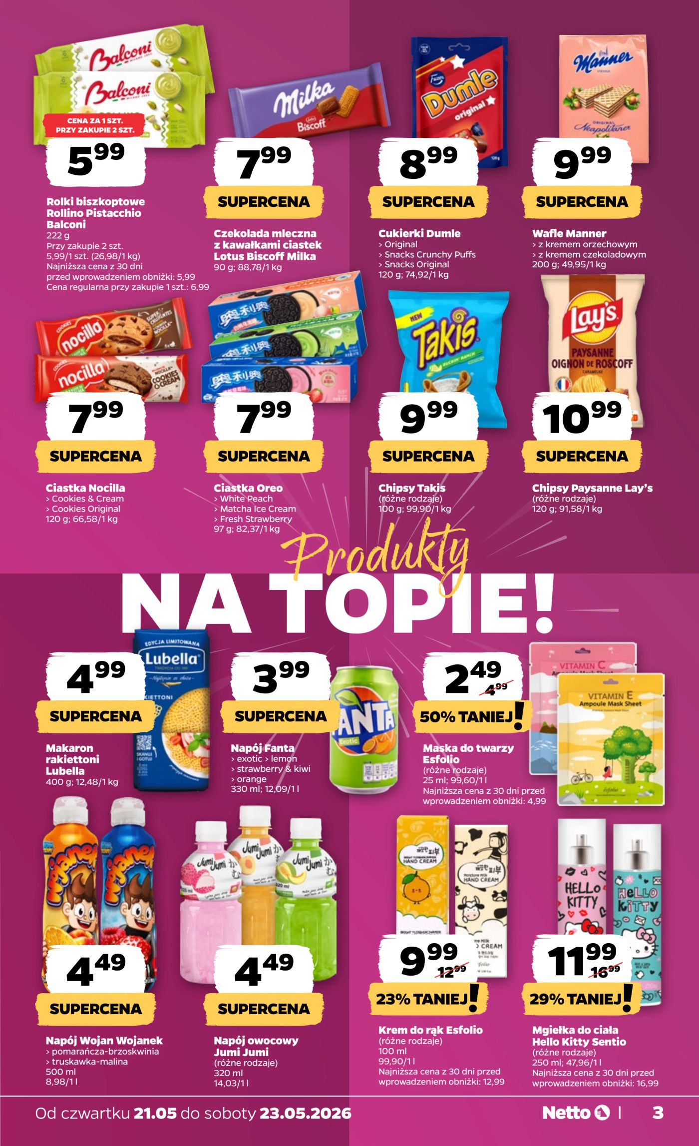 netto - Aktualna gazetka Netto ważna od 21.05.2026 do 23.05.2026 - page: 3