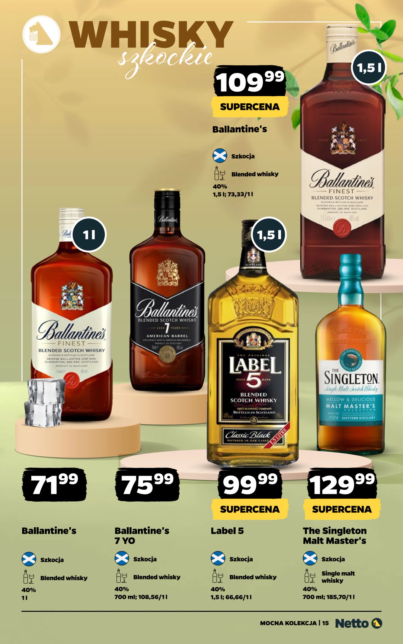 netto - Aktualna gazetka Netto - Mocne alkohole ważna od 25.05.2026 do 06.06.2026 - page: 15