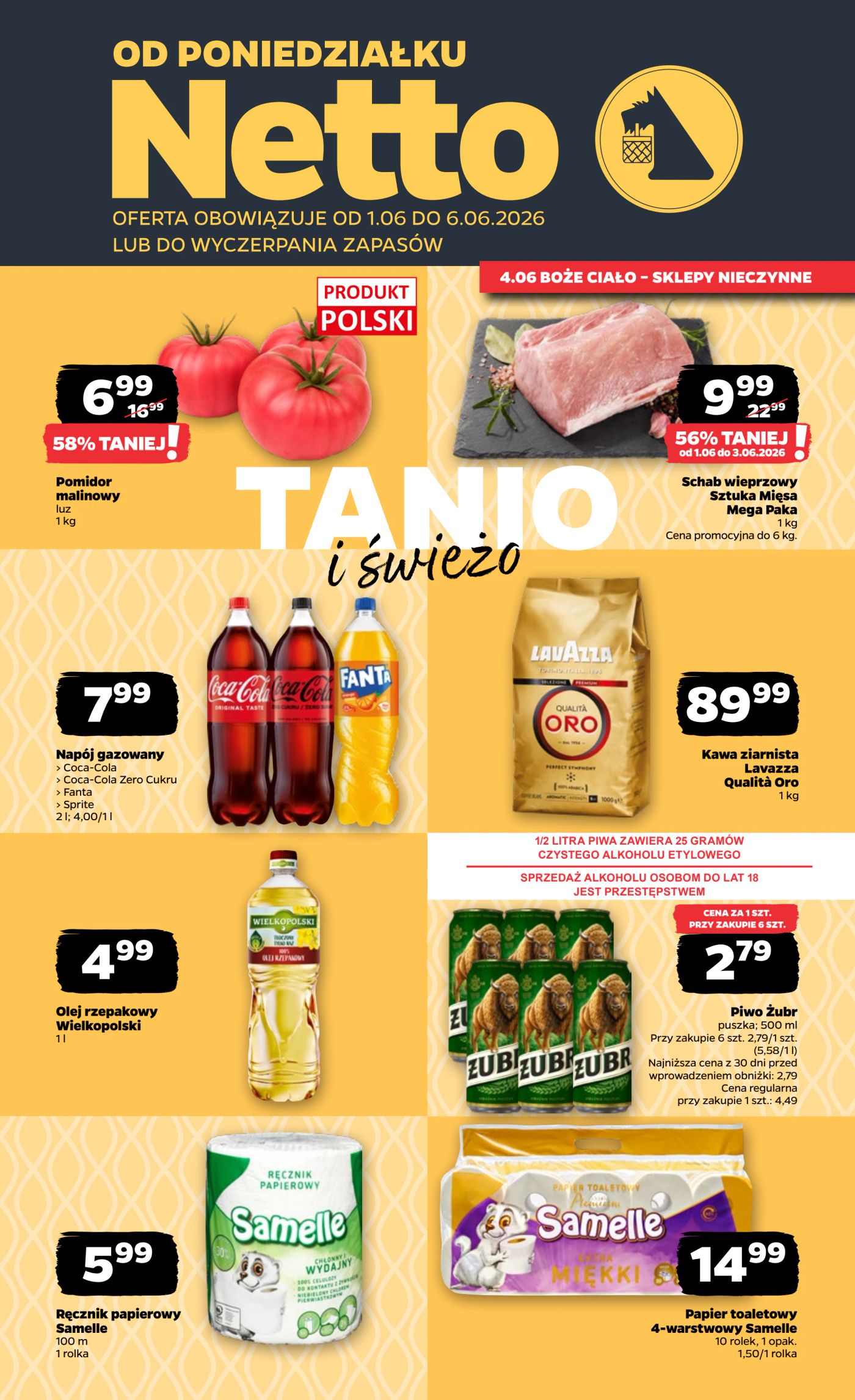 netto - Nowa gazetka Netto - Food ważna od 01.06.2026 do 06.06.2026