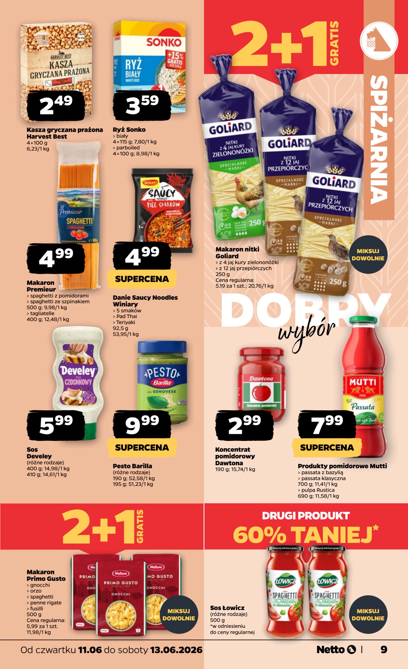netto - Nowa gazetka Netto - Food ważna od 11.06.2026 do 13.06.2026 - page: 9