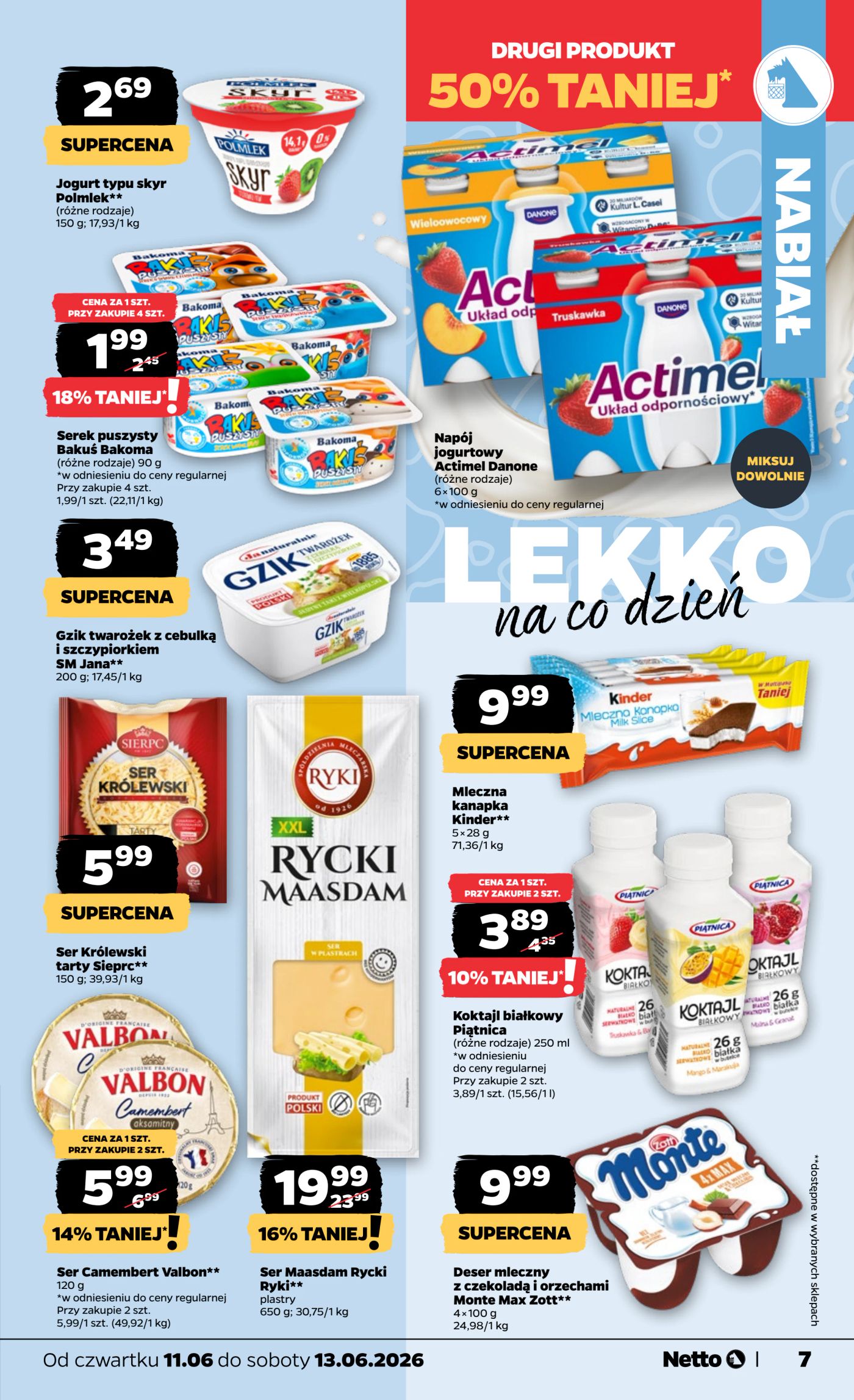 netto - Nowa gazetka Netto - Food ważna od 11.06.2026 do 13.06.2026 - page: 7