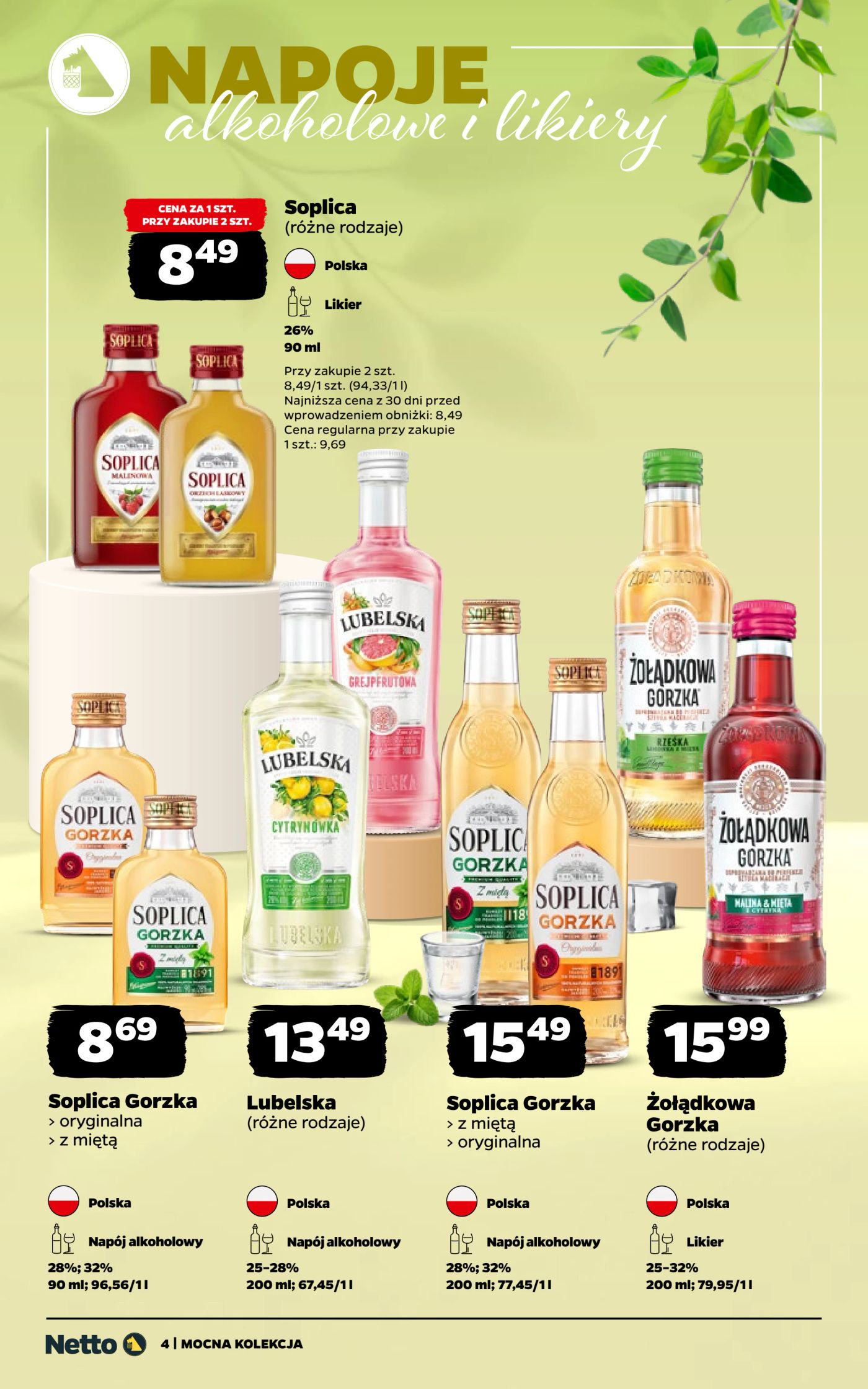 netto - Aktualna gazetka Netto - Mocne Alkohole ważna od 08.06.2026 do 20.06.2026 - page: 4