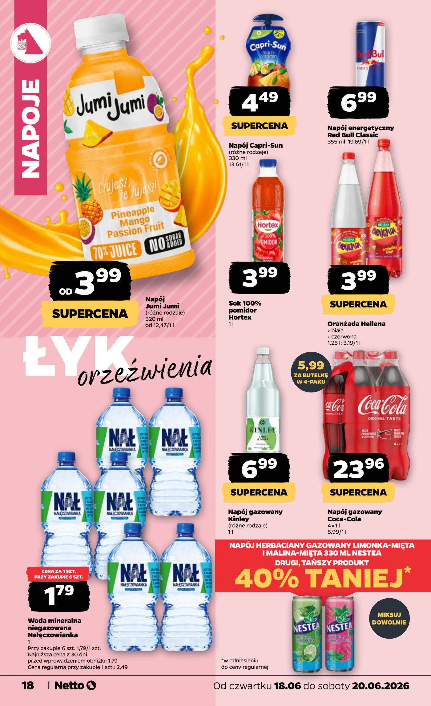 netto - Nowa gazetka Netto - Food ważna od 18.06.2026 do 20.06.2026 - page: 18