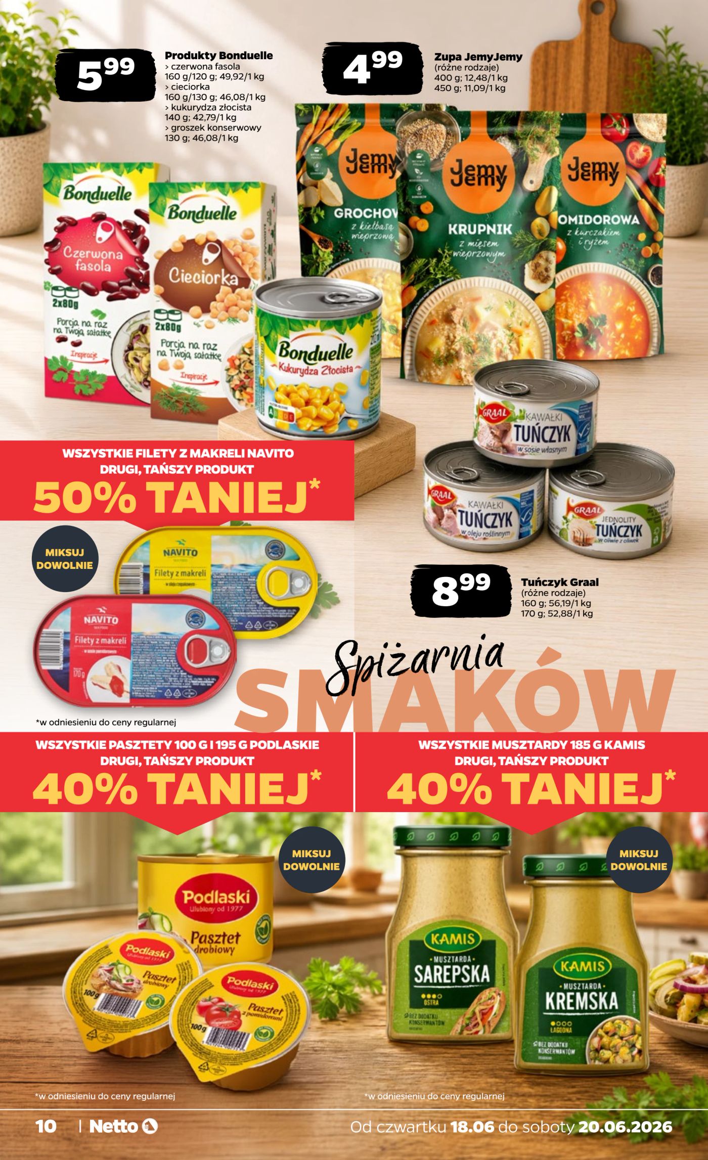 netto - Nowa gazetka Netto - Food ważna od 18.06.2026 do 20.06.2026 - page: 10