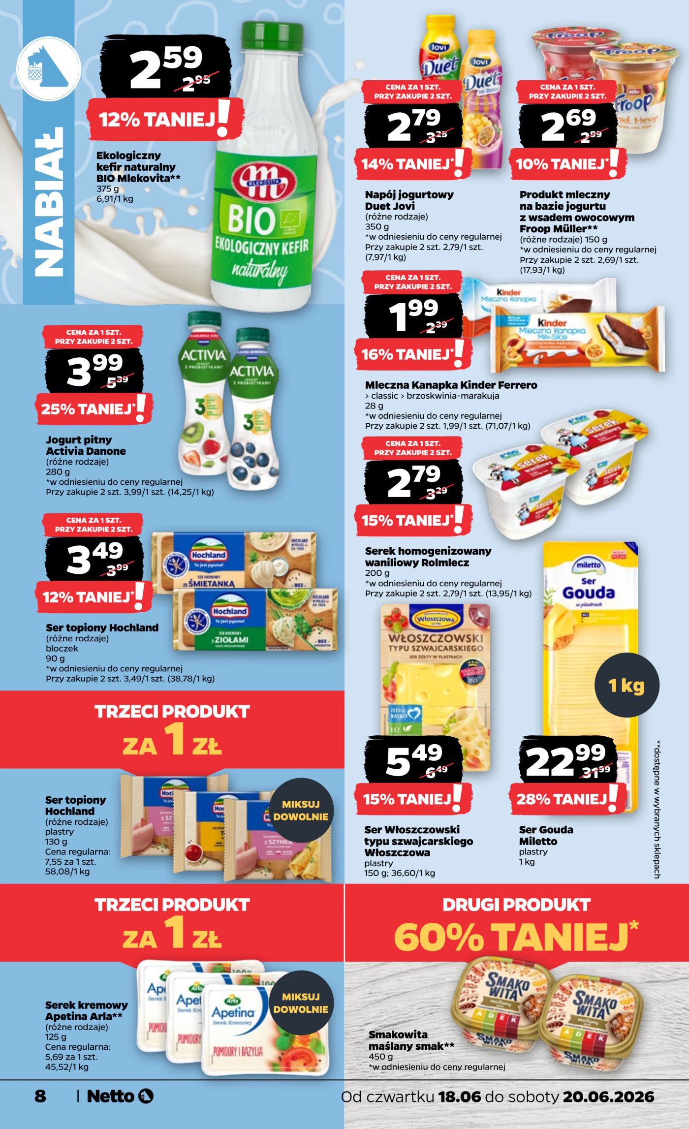 netto - Nowa gazetka Netto - Food ważna od 18.06.2026 do 20.06.2026 - page: 8