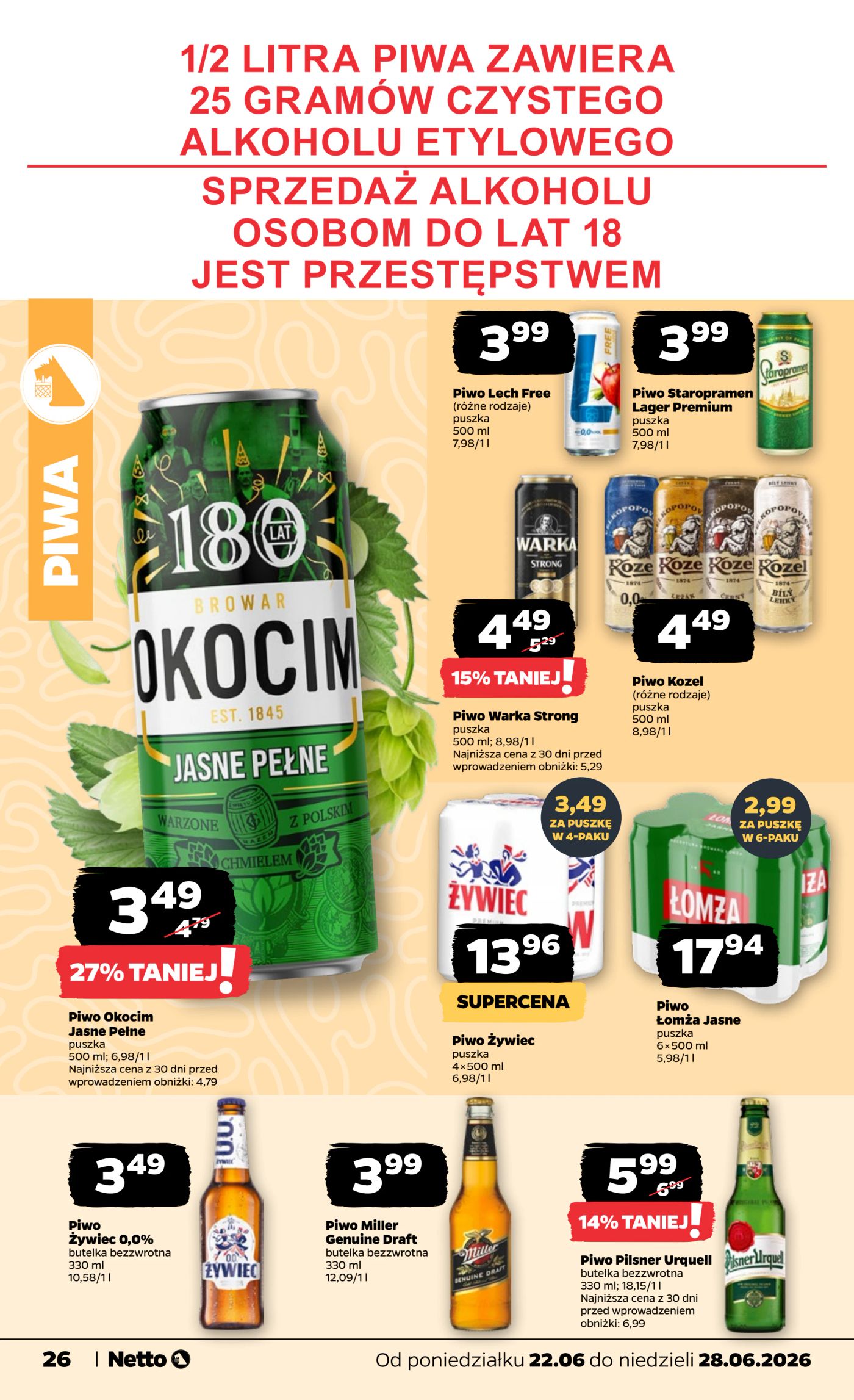 netto - Nowa gazetka Netto ważna od 22.06.2026 do 28.06.2026 - page: 26