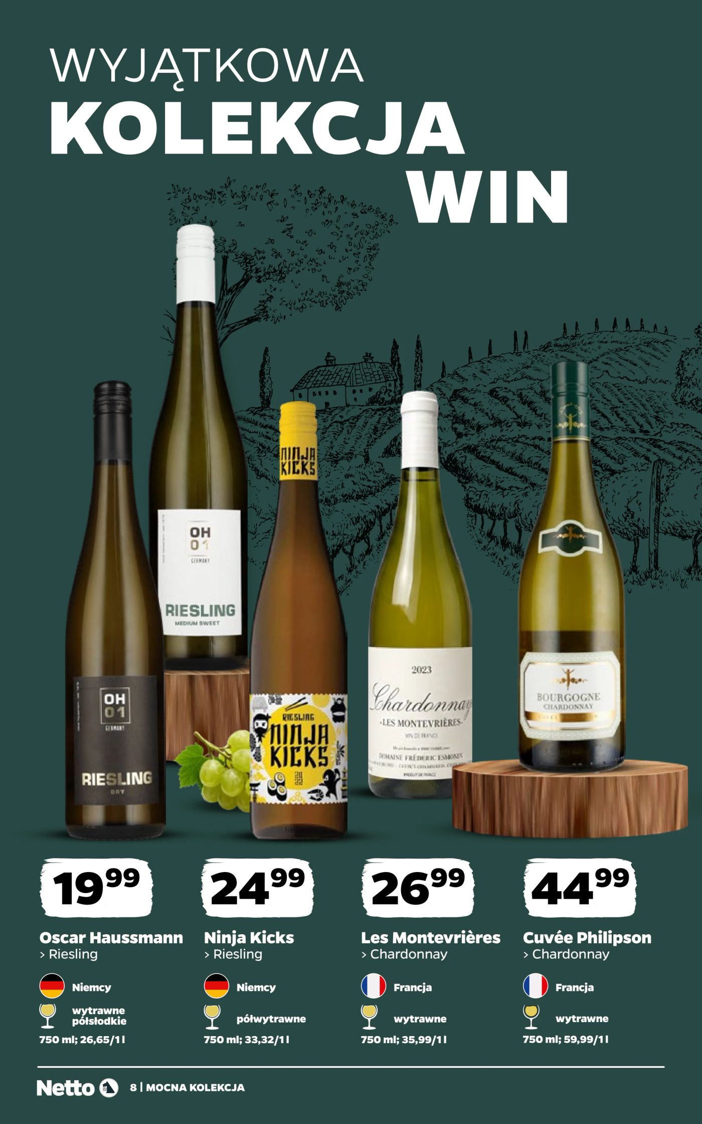 netto - Aktualna gazetka Netto - Mocna Kolekcja Wina ważna od 21.06.2026 do 04.07.2026 - page: 8