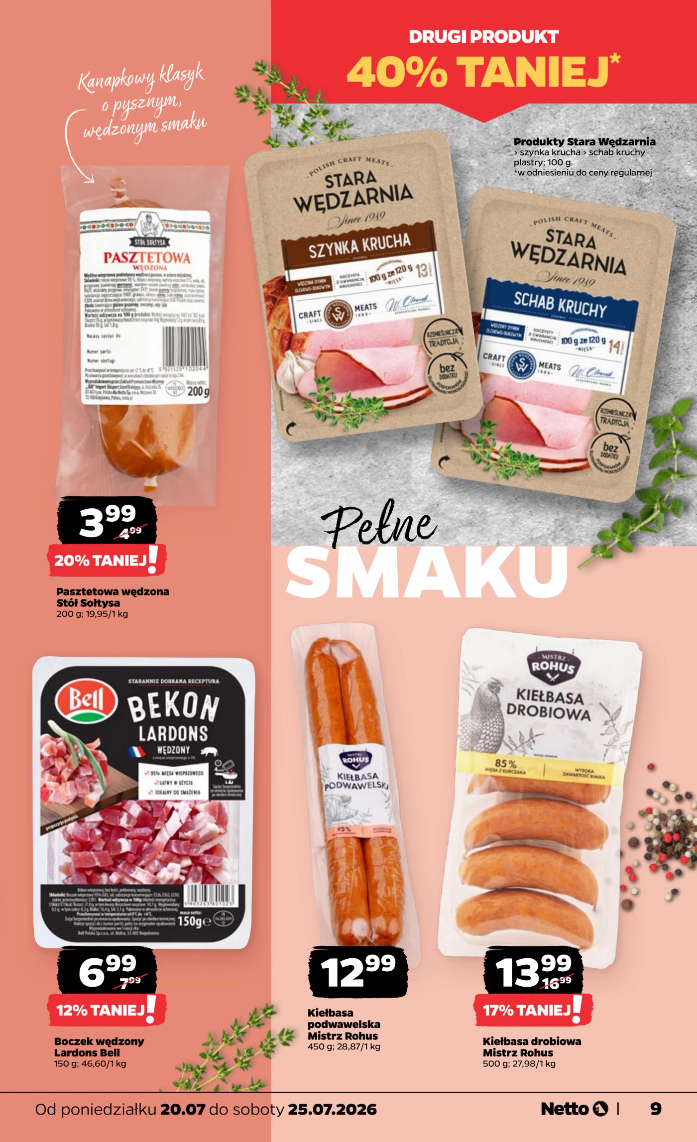 netto - Nowa gazetka Netto - Netto Gazetka T30A Food 2026 ważna od 19.07.2026 do 25.07.2026 - page: 9