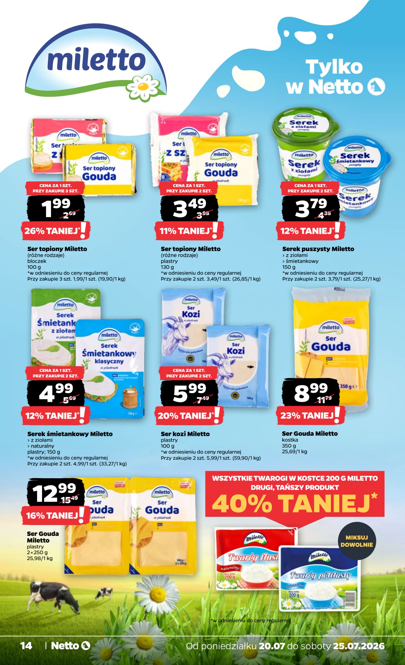 netto - Nowa gazetka Netto - Netto Gazetka T30A Food 2026 ważna od 19.07.2026 do 25.07.2026 - page: 14