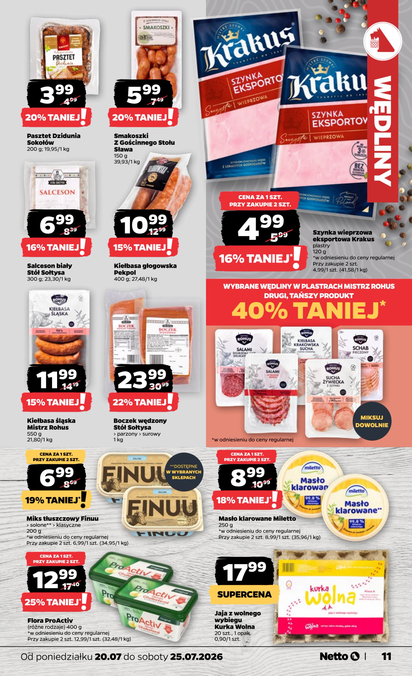 netto - Nowa gazetka Netto - Netto Gazetka T30A Food 2026 ważna od 19.07.2026 do 25.07.2026 - page: 11