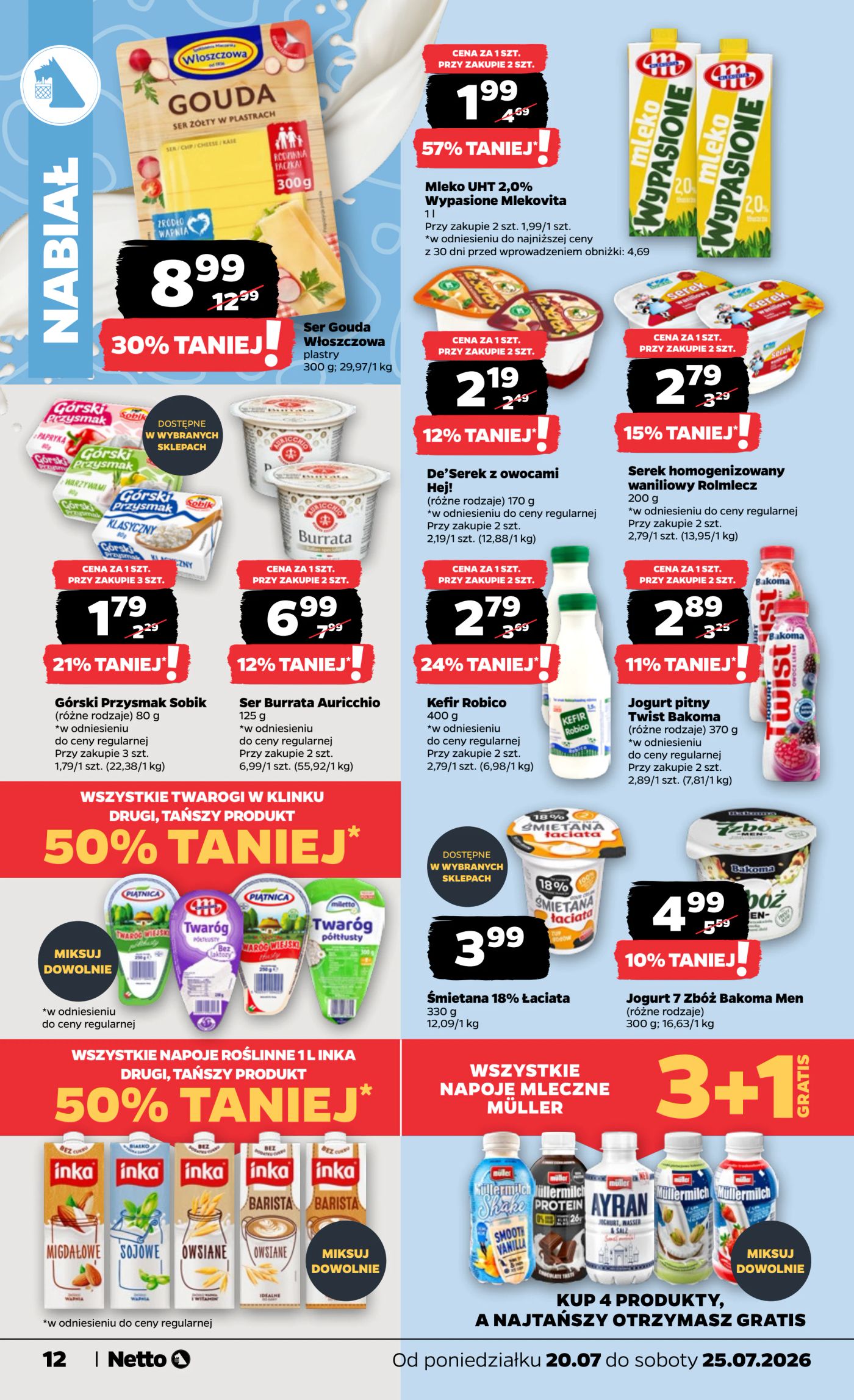 netto - Nowa gazetka Netto - Netto Gazetka T30A Food 2026 ważna od 19.07.2026 do 25.07.2026 - page: 12