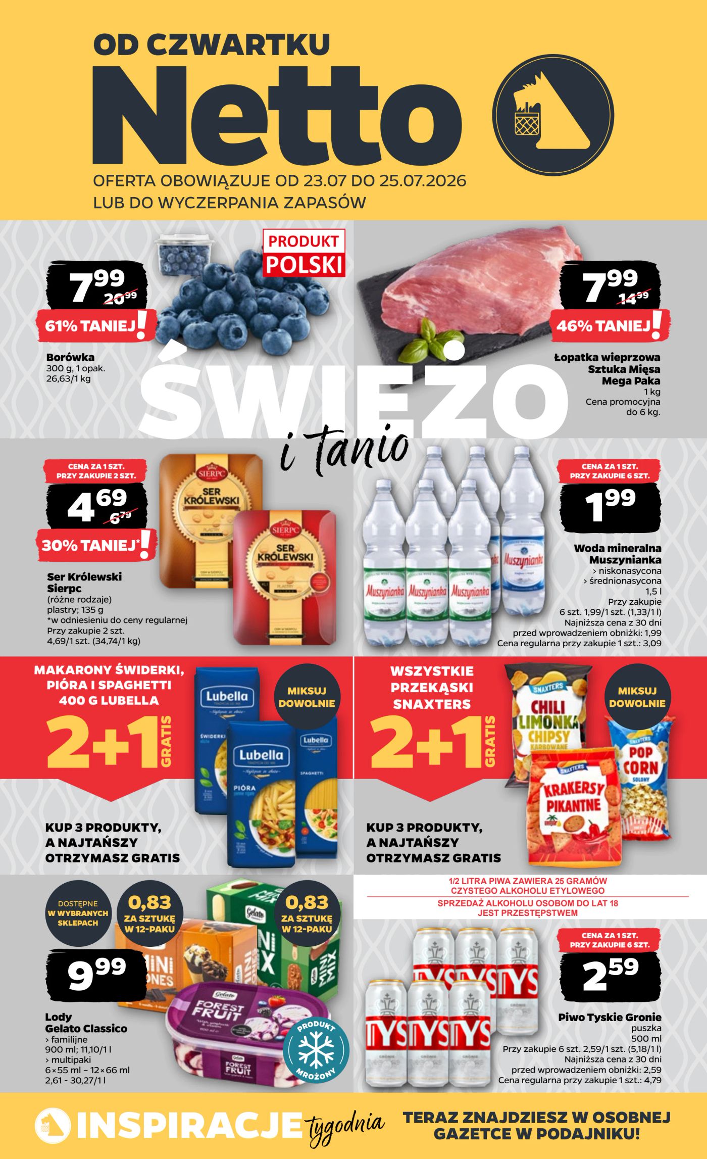 netto - Nowa gazetka Netto ważna od 23.07.2026 do 25.07.2026