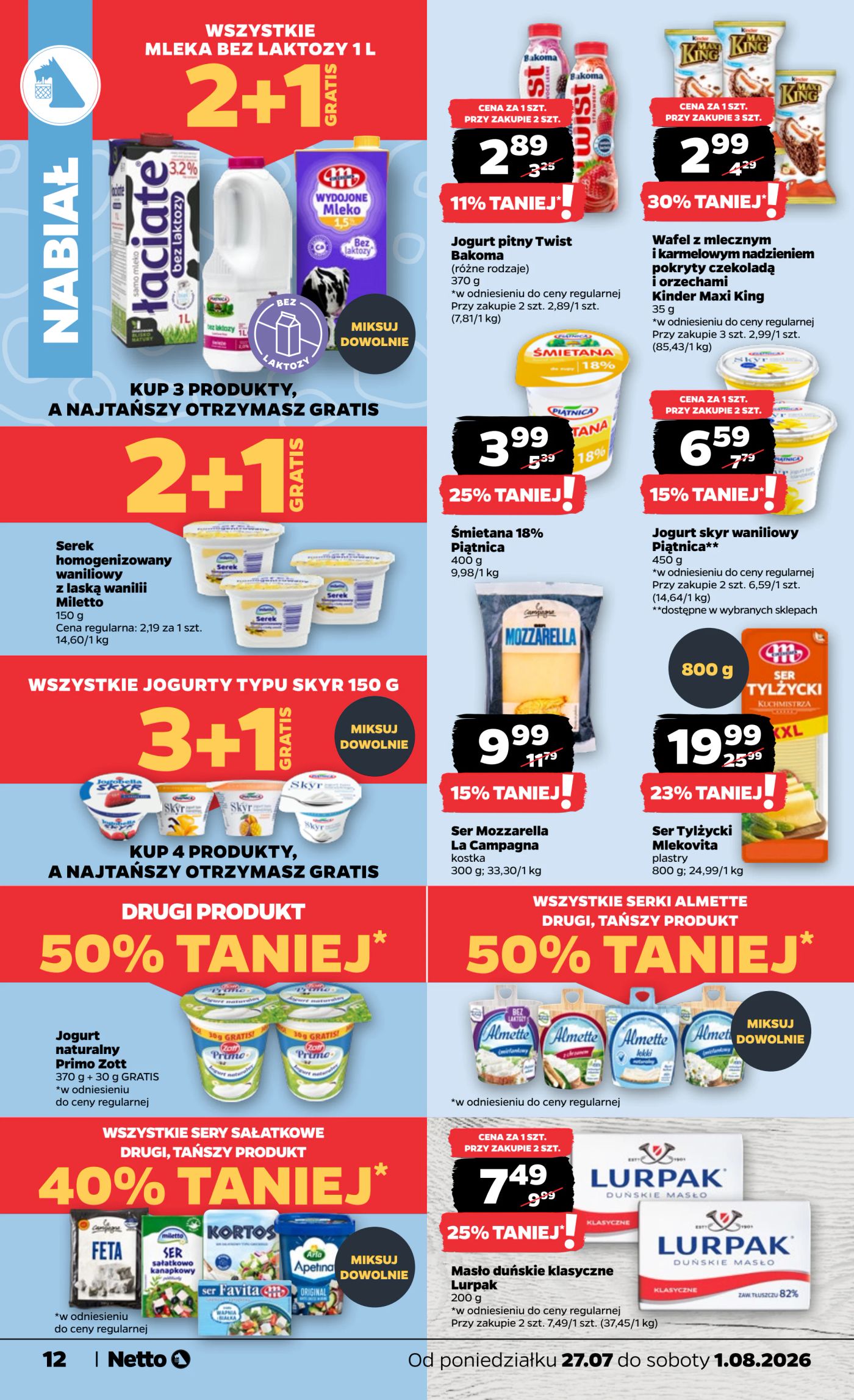 netto - Nowa gazetka Netto ważna od 27.07.2026 do 01.08.2026 - page: 12