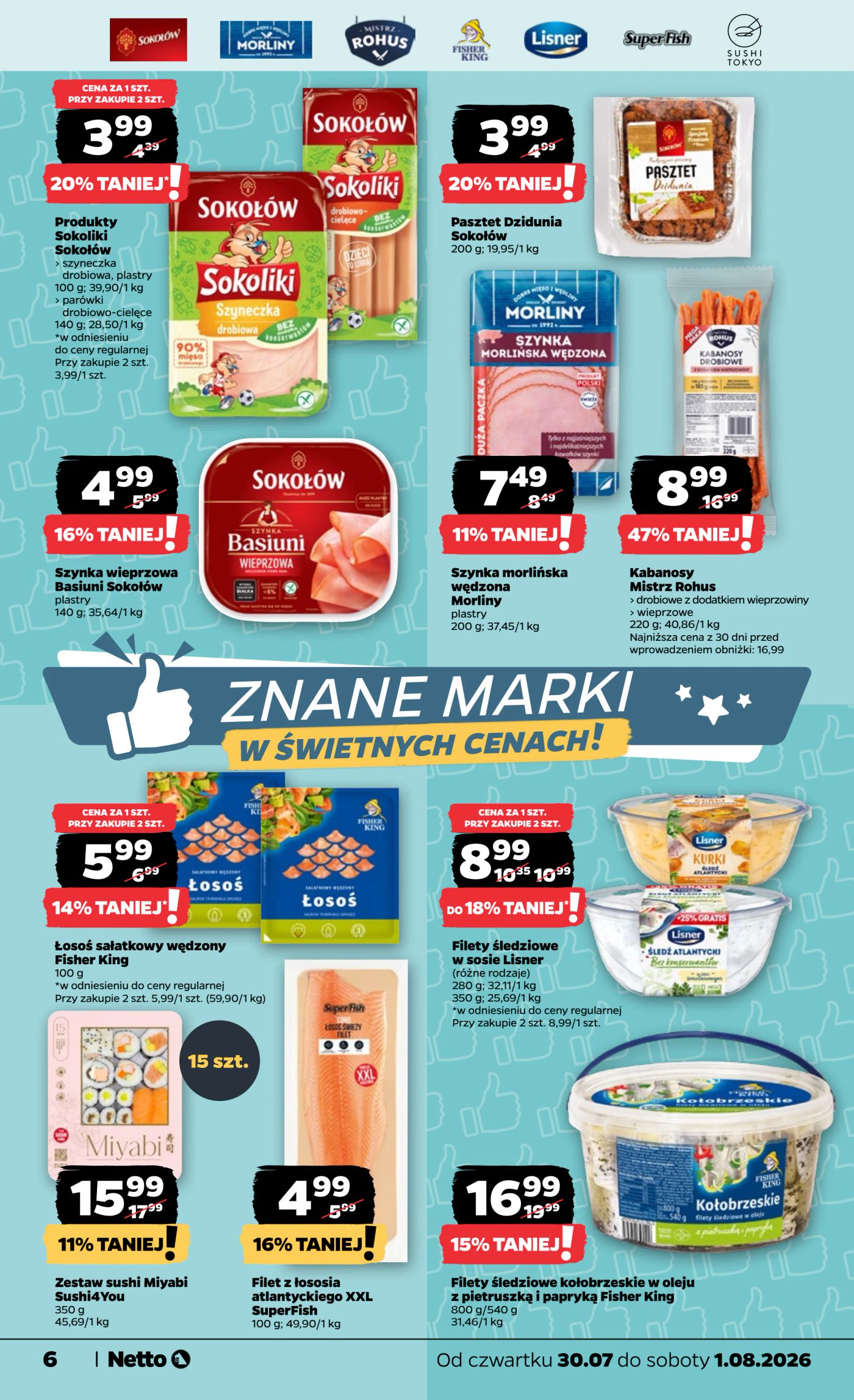 netto - Nowa gazetka Netto ważna od 30.07.2026 do 01.08.2026 - page: 6
