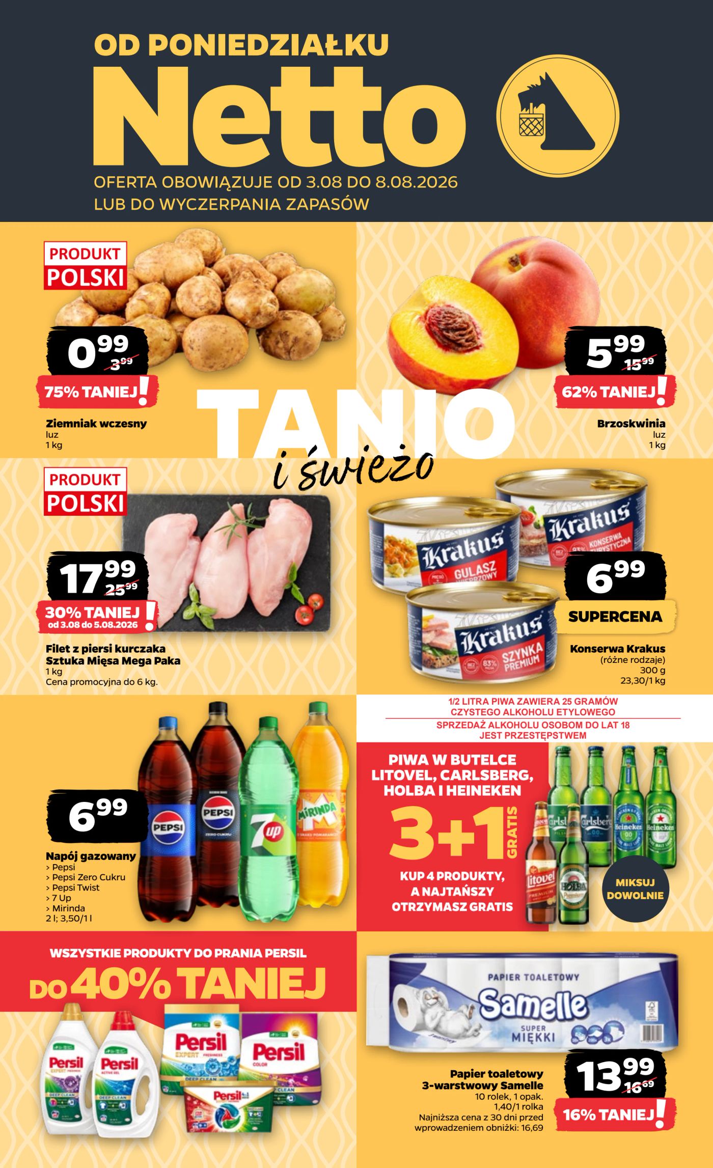 netto - Nowa gazetka Netto ważna od 03.08.2026 do 08.08.2026
