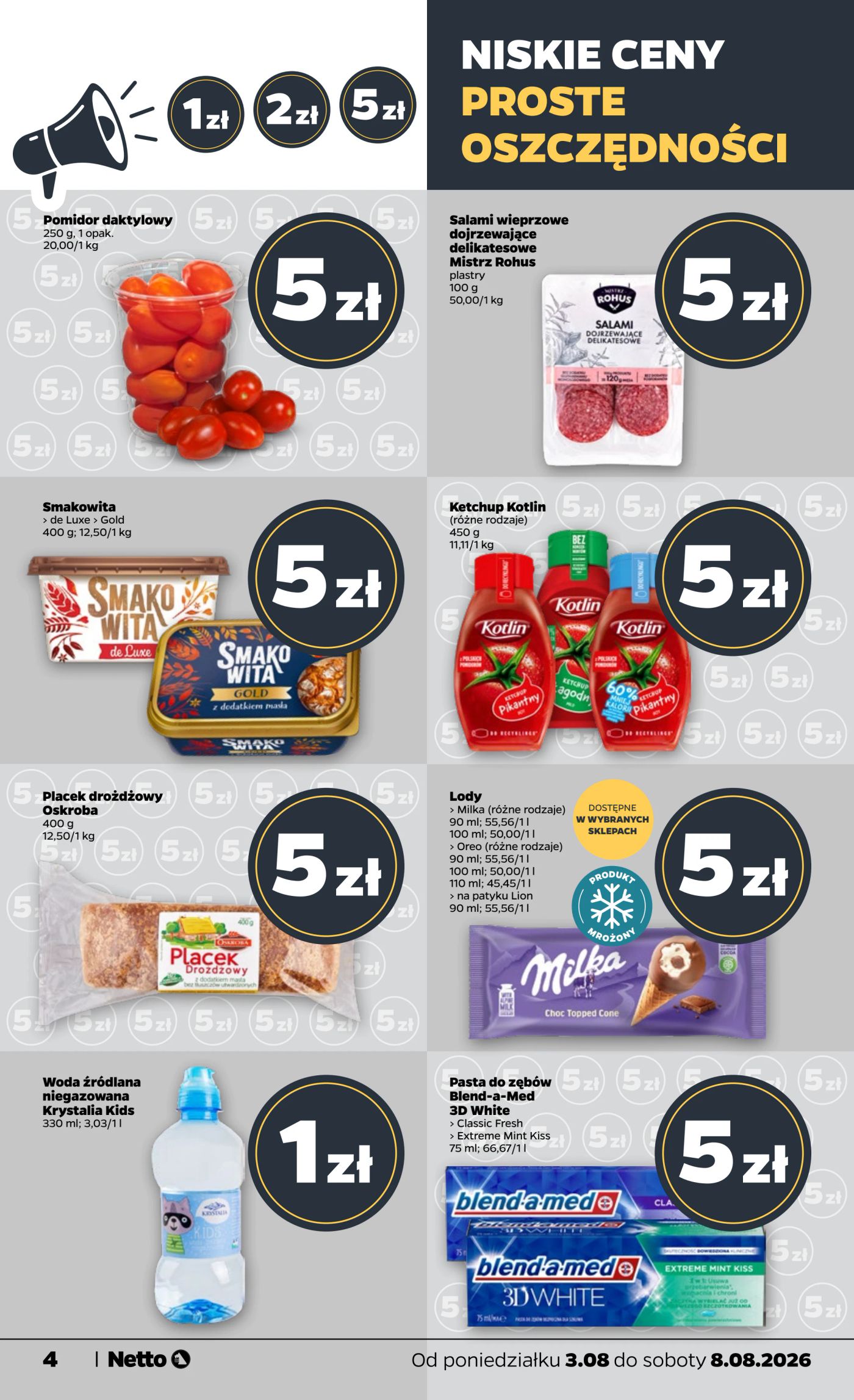 netto - Nowa gazetka Netto ważna od 03.08.2026 do 08.08.2026 - page: 4