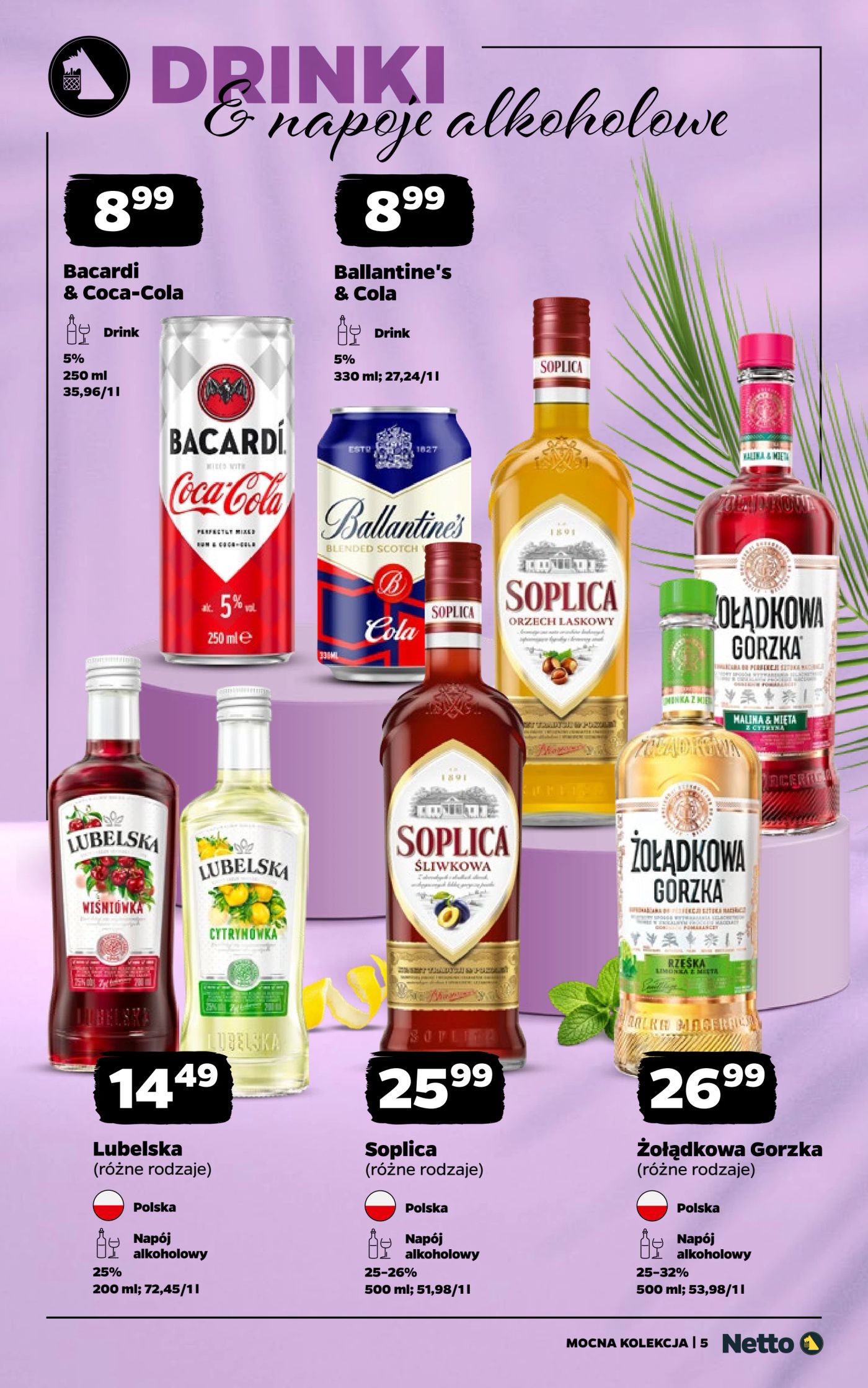 netto - Aktualna gazetka Netto - Mocne Alkohole ważna od 03.08.2026 do 14.08.2026 - page: 5