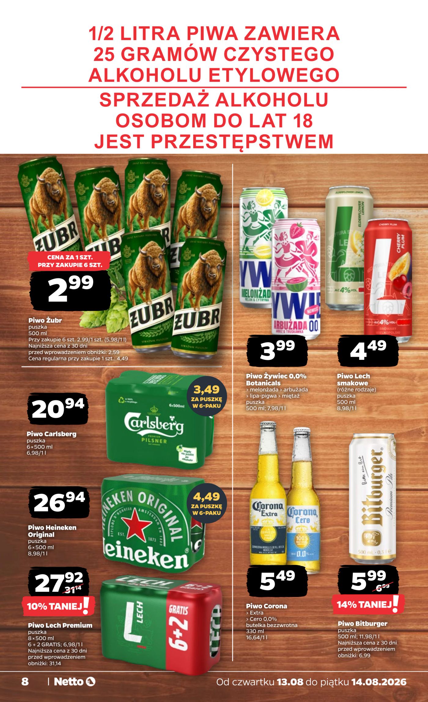 netto - Nowa gazetka Netto ważna od 13.08.2026 do 14.08.2026 - page: 8