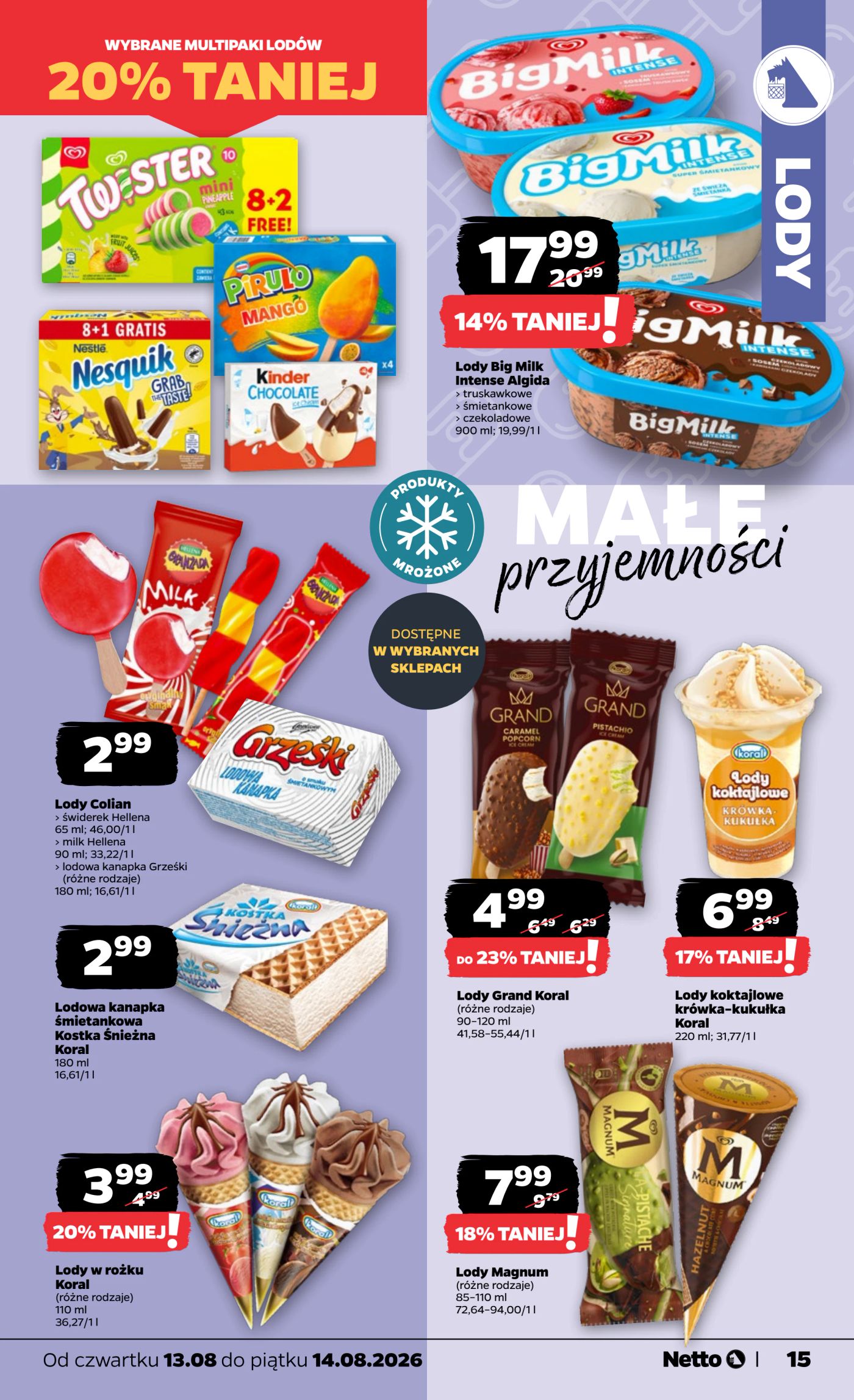 netto - Nowa gazetka Netto ważna od 13.08.2026 do 14.08.2026 - page: 15