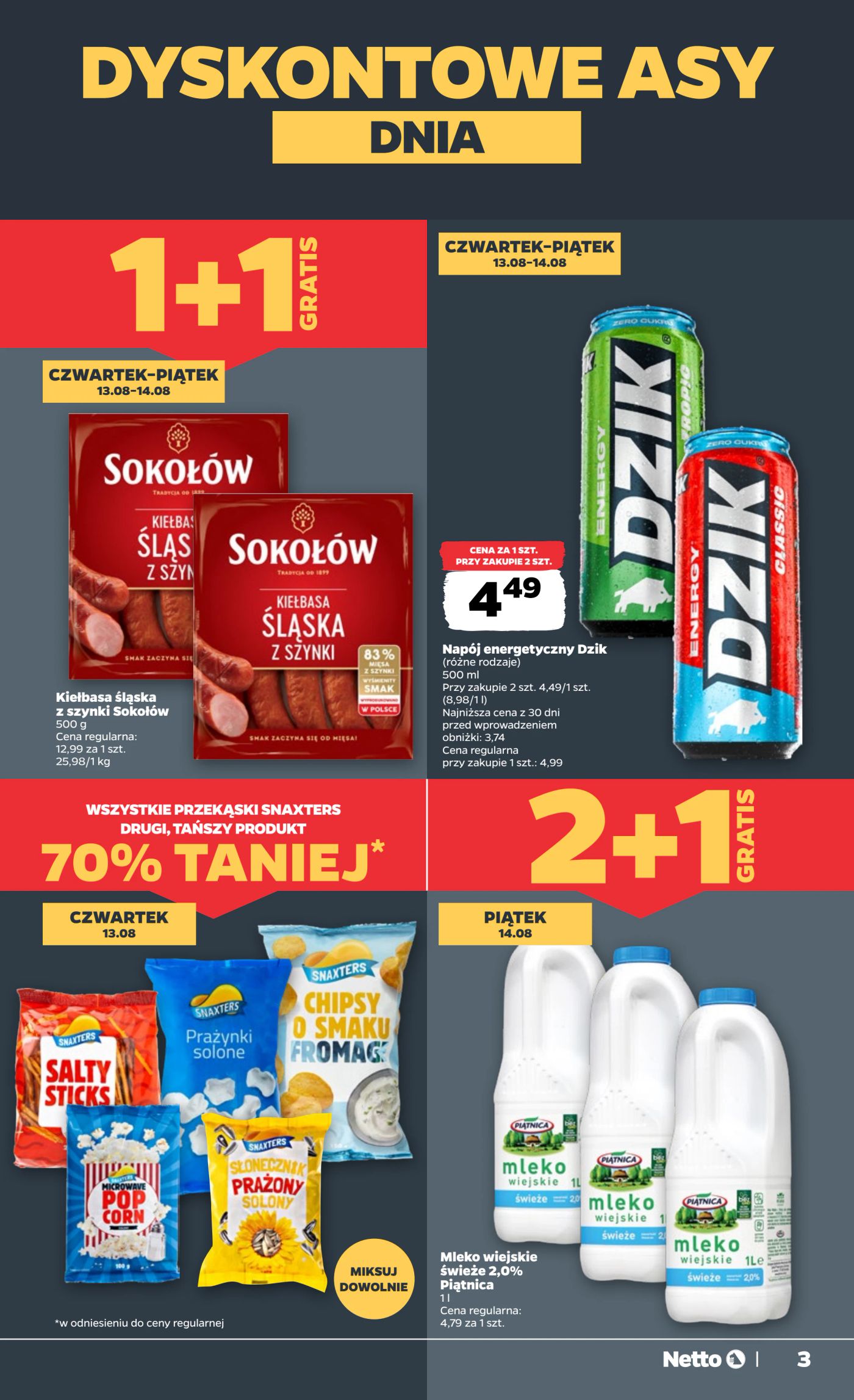 netto - Nowa gazetka Netto ważna od 13.08.2026 do 14.08.2026 - page: 3