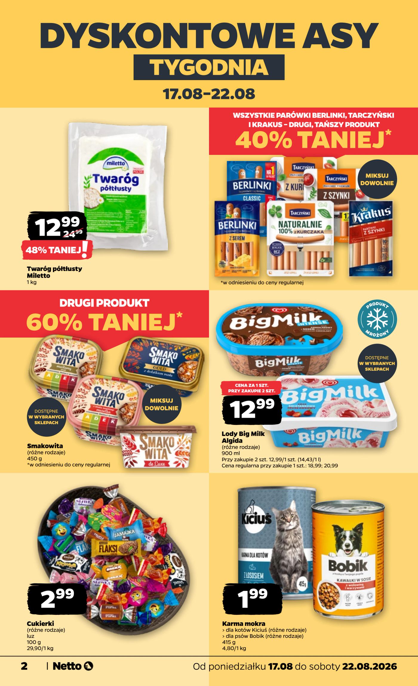 netto - Nowa gazetka Netto - Food ważna od 17.08.2026 do 22.08.2026 - page: 2
