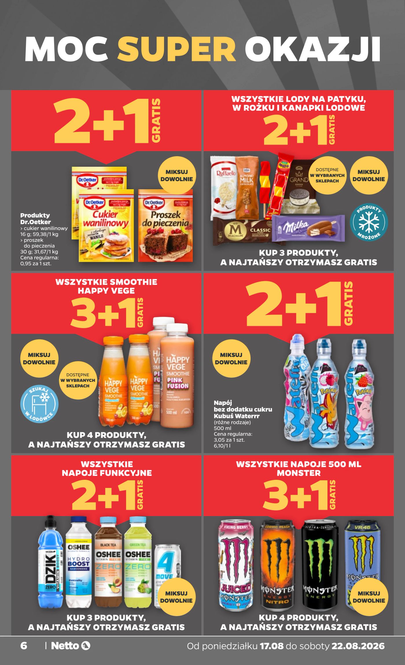 netto - Nowa gazetka Netto - Food ważna od 17.08.2026 do 22.08.2026 - page: 6