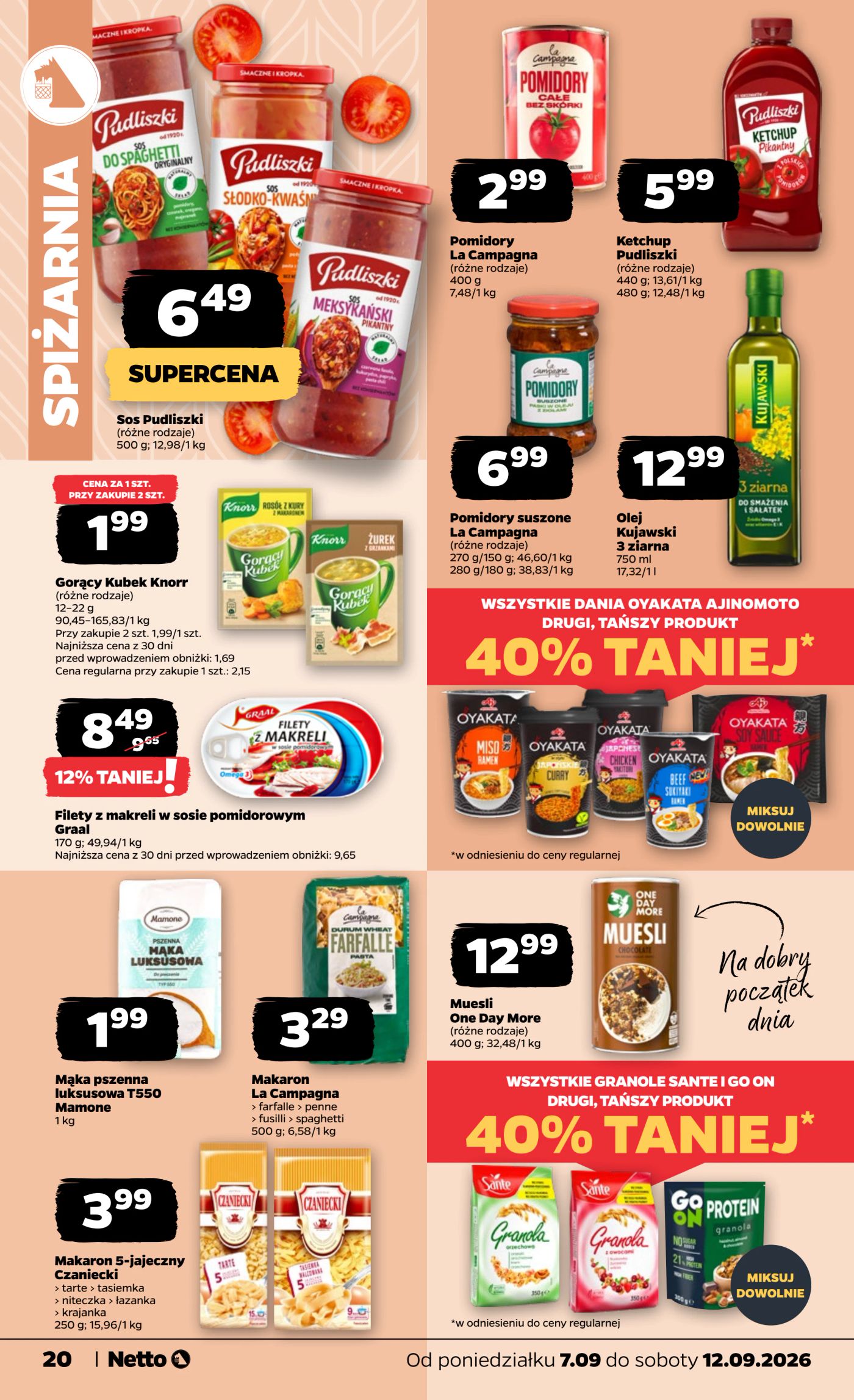 netto - Nowa gazetka Netto ważna od 07.09.2026 do 12.09.2026 - page: 20