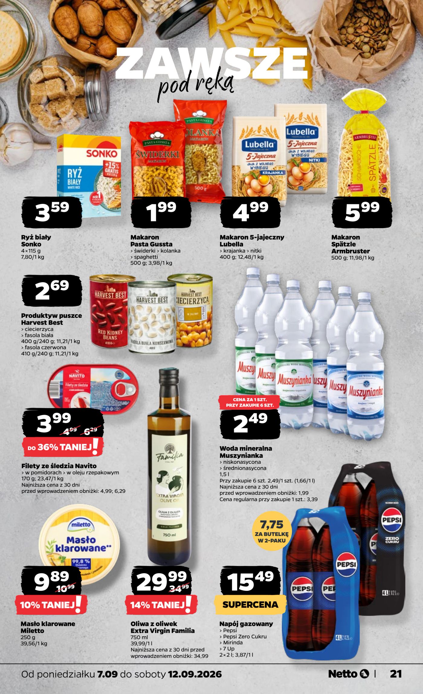 netto - Nowa gazetka Netto ważna od 07.09.2026 do 12.09.2026 - page: 21