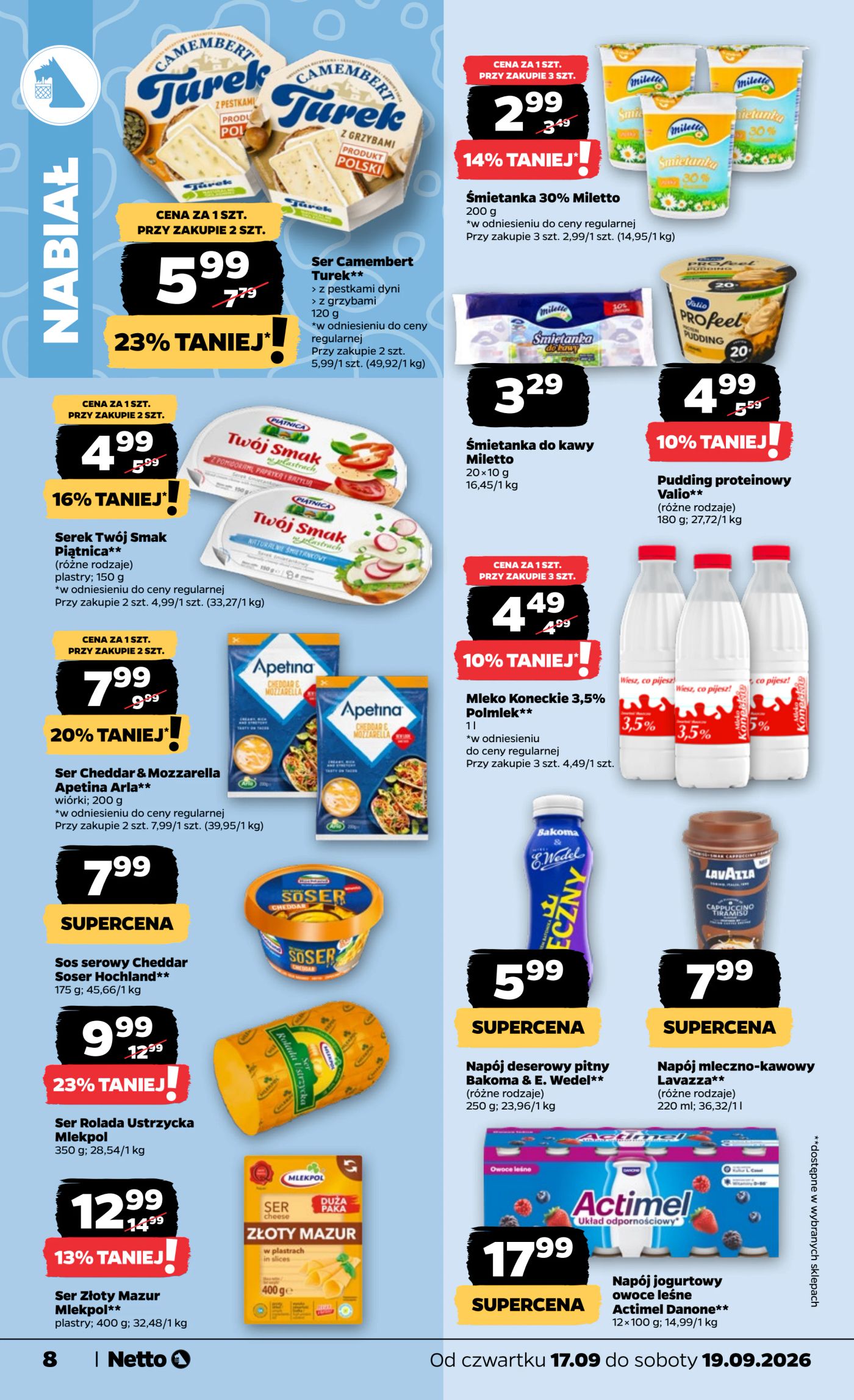netto - Nowa gazetka Netto - Food ważna od 17.09.2026 do 19.09.2026 - page: 8